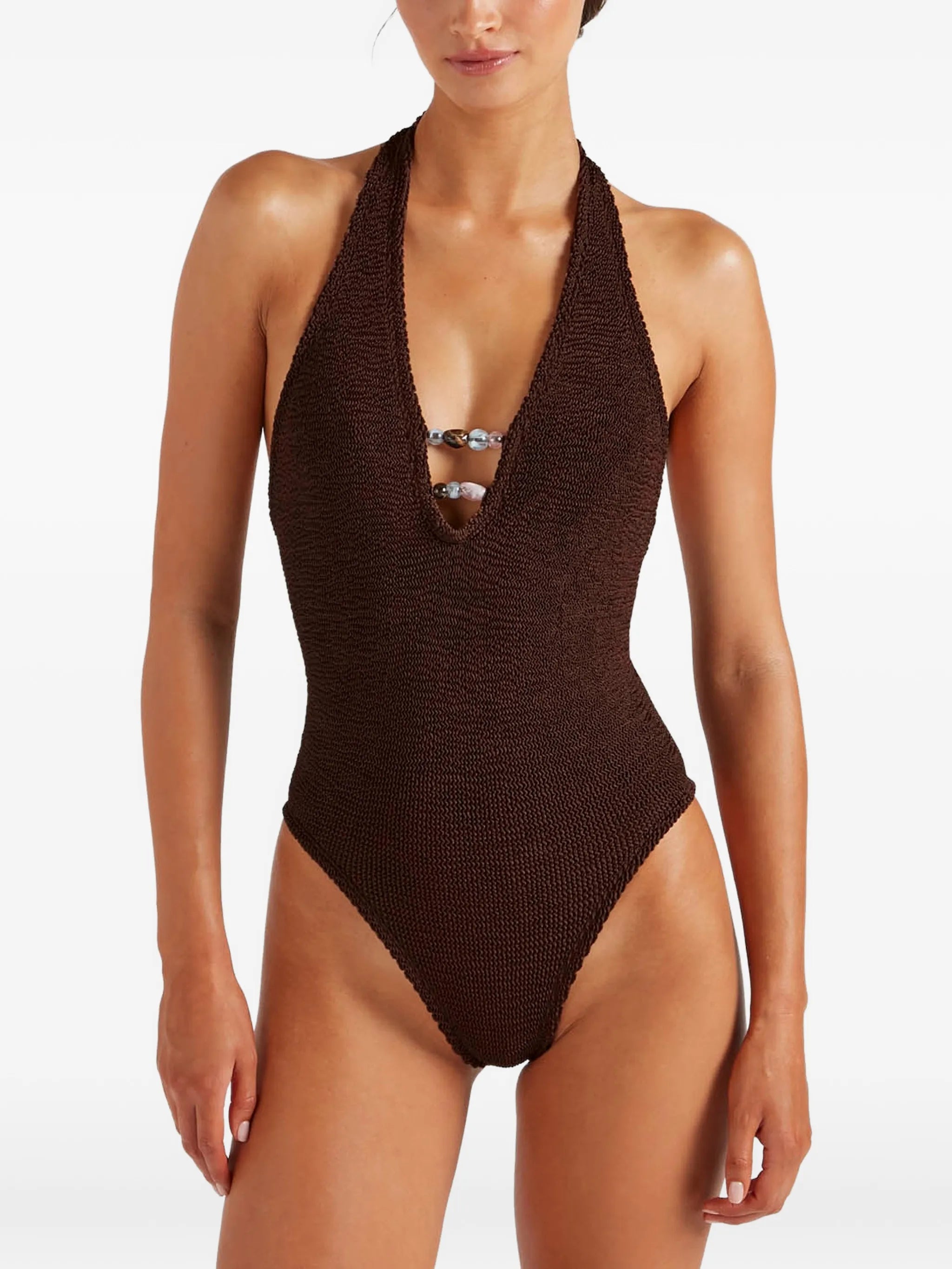 Adriana beaded swimsuit