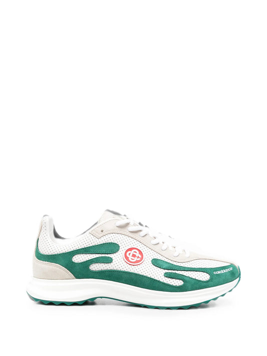 Stade LT perforated-leather sneakers