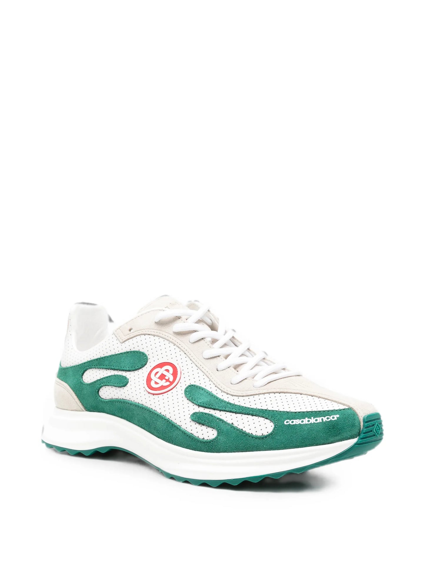 Stade LT perforated-leather sneakers