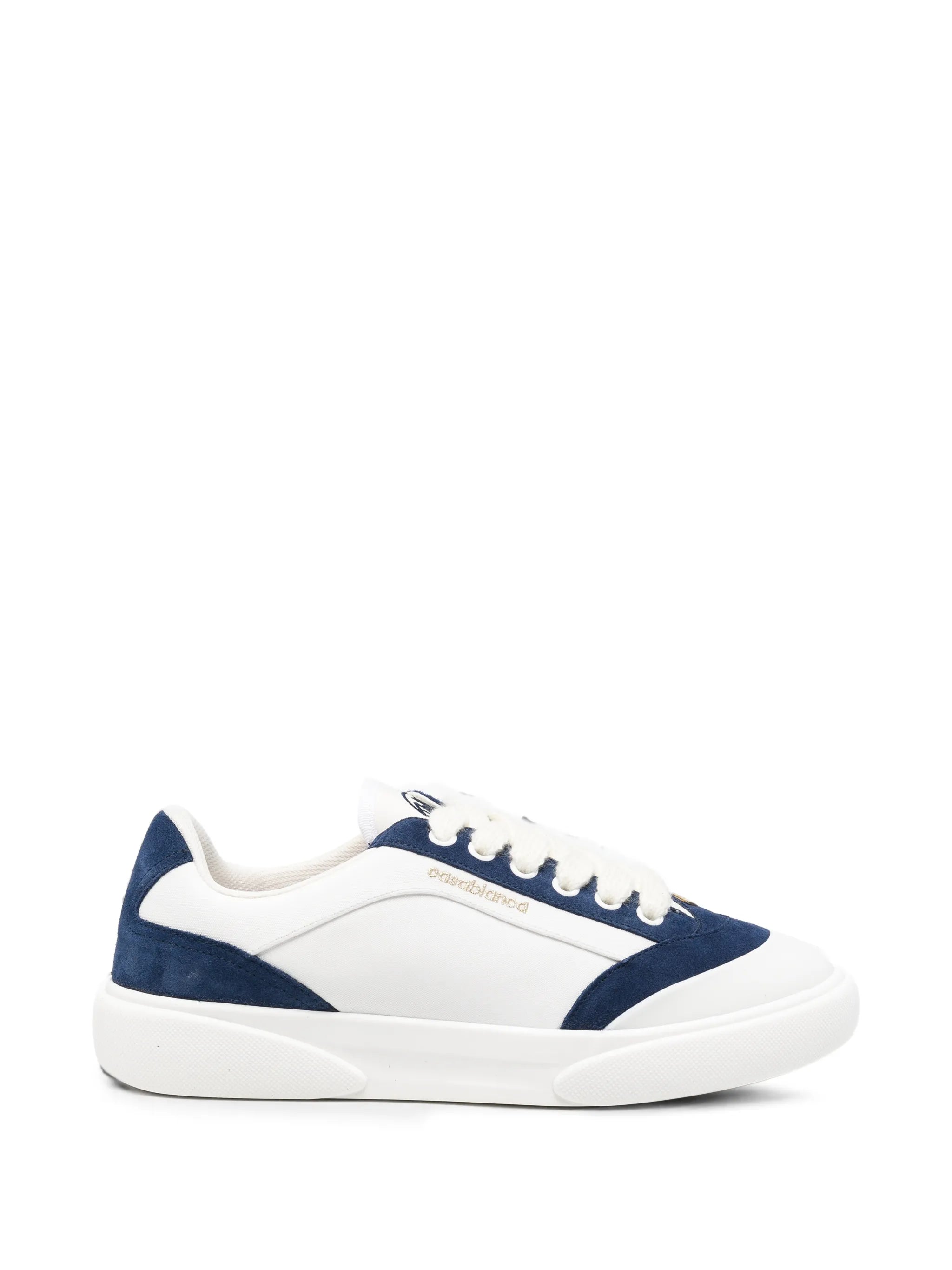 white & navy Del Mar sneakers