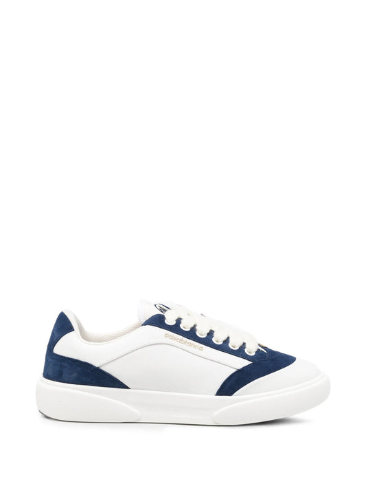 white & navy Del Mar sneakers