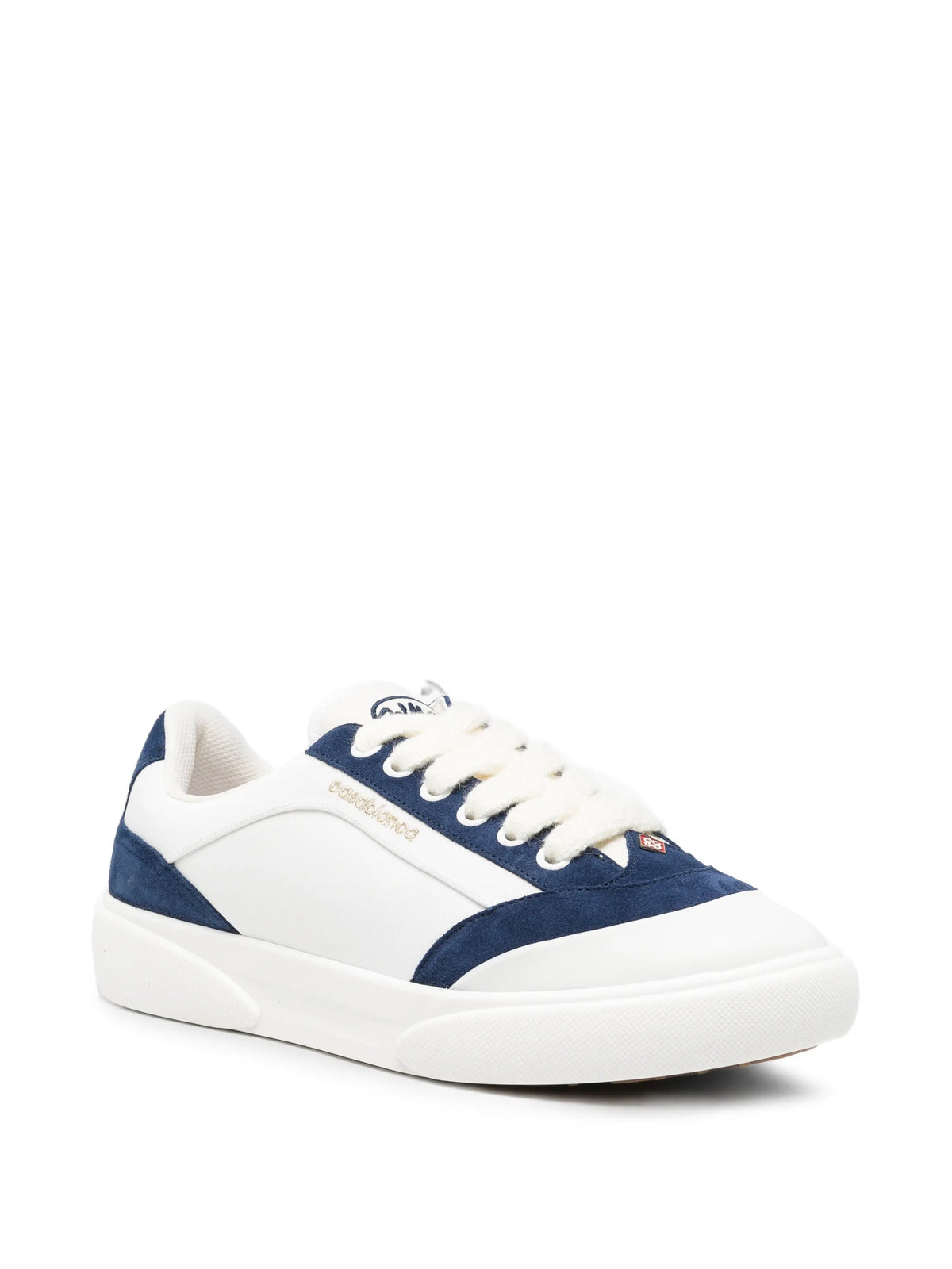 white & navy Del Mar sneakers