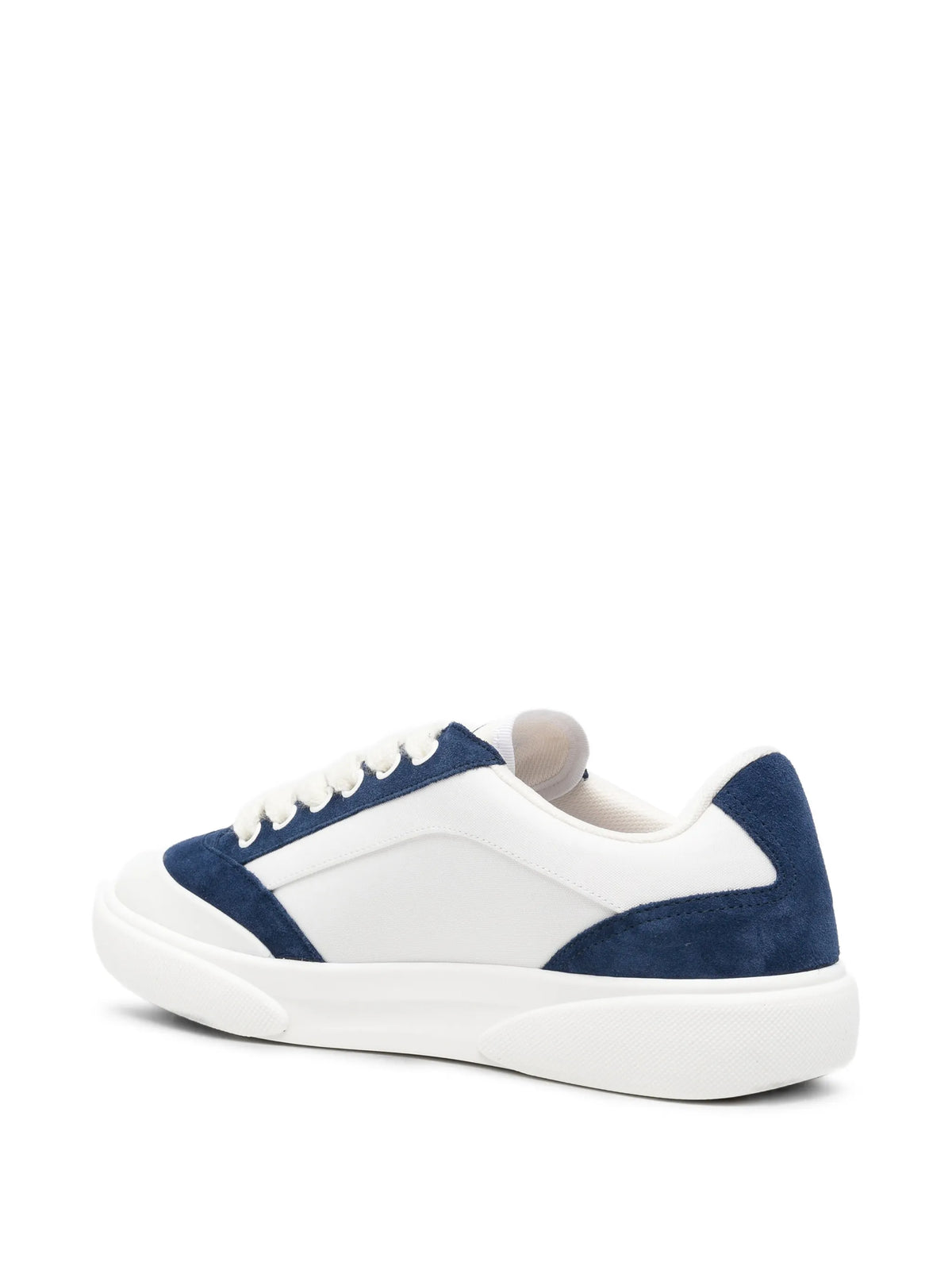 white & navy Del Mar sneakers