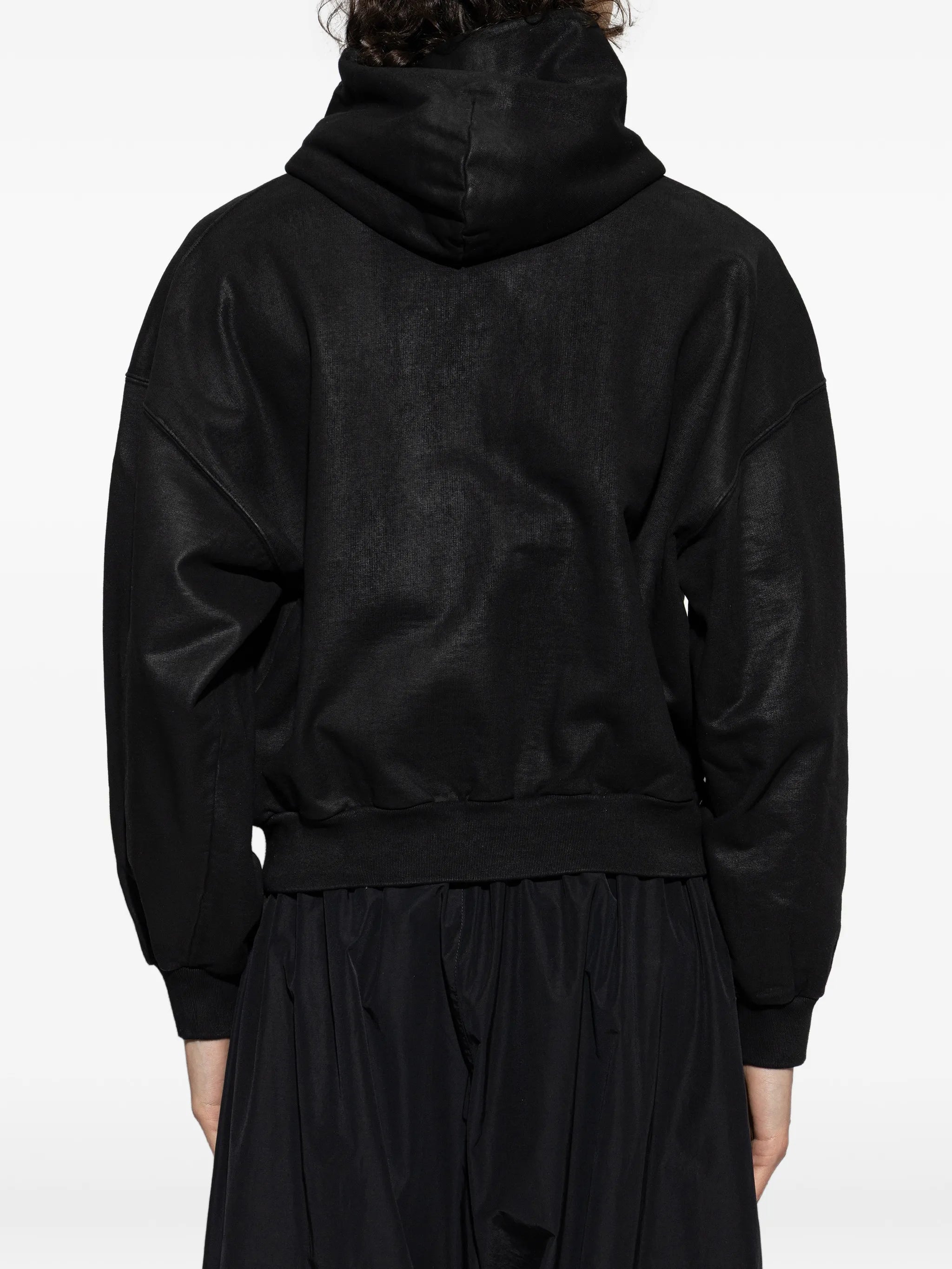 zipped hoodie