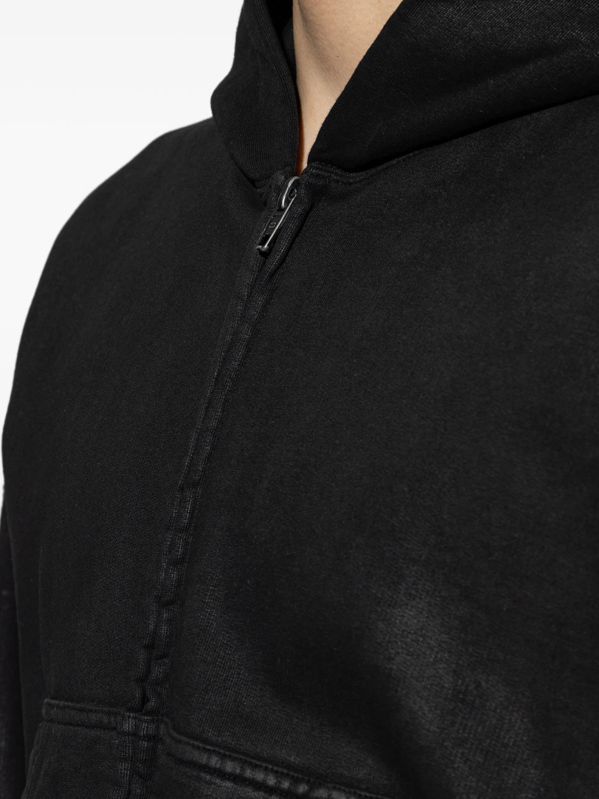 zipped hoodie