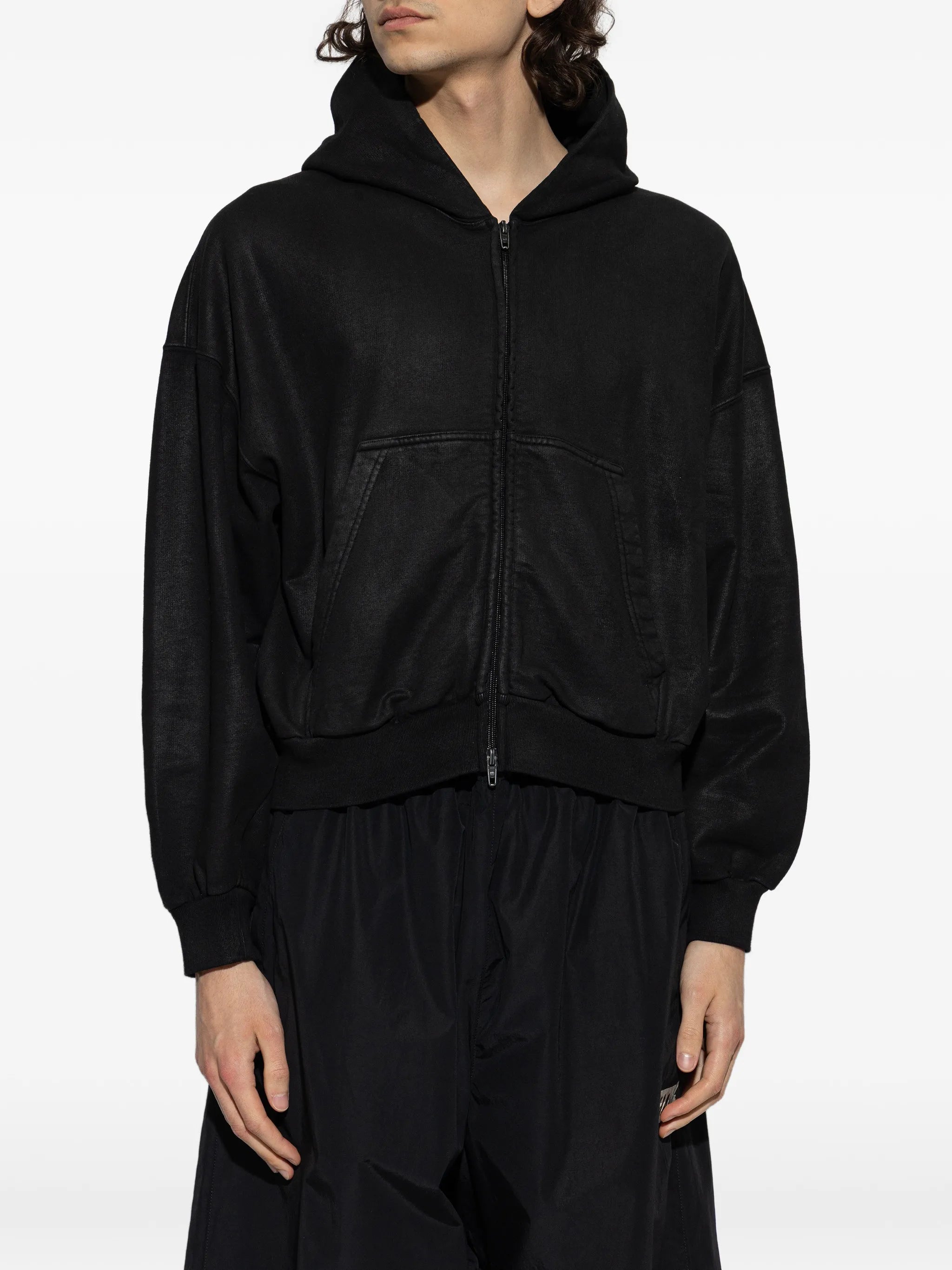 zipped hoodie