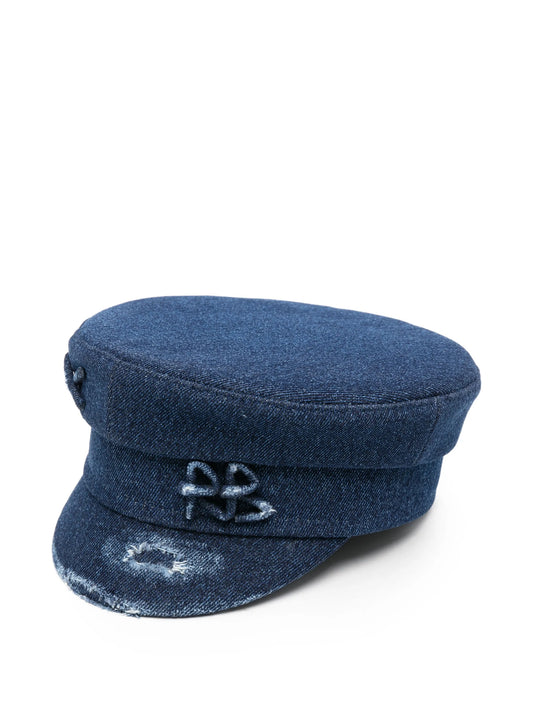 distressed hat