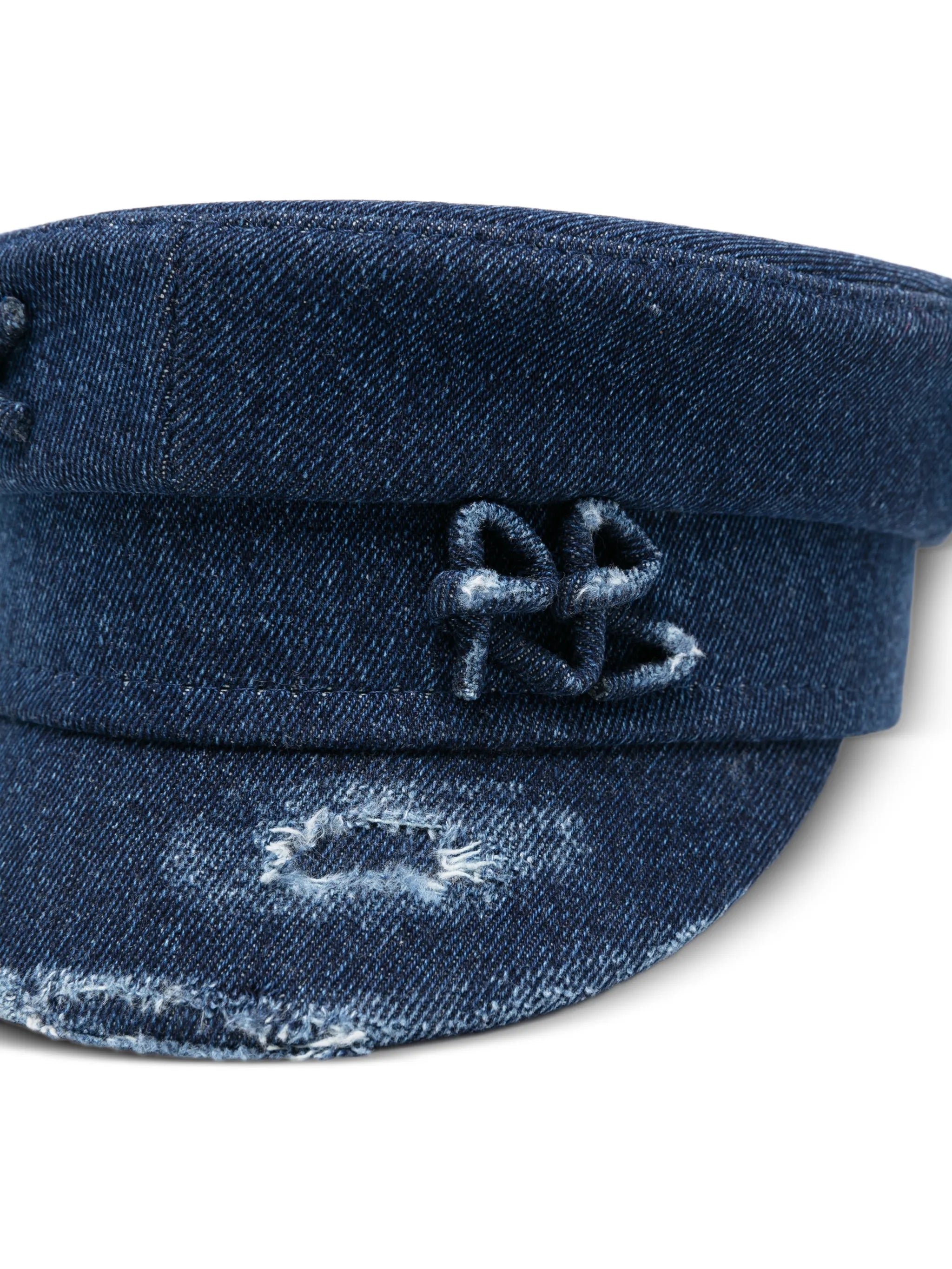 distressed hat