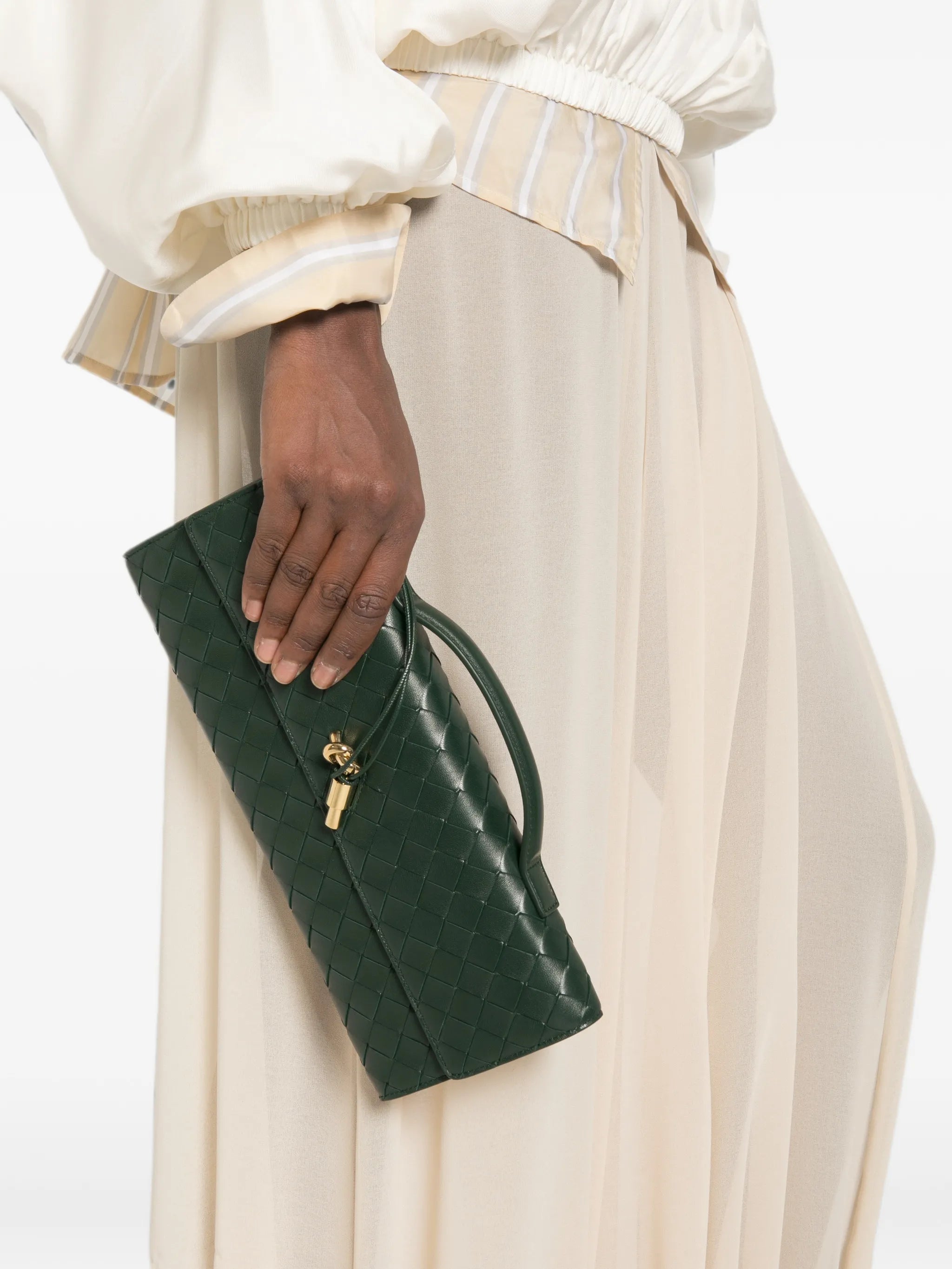 Andiamo Intrecciato clutch bag