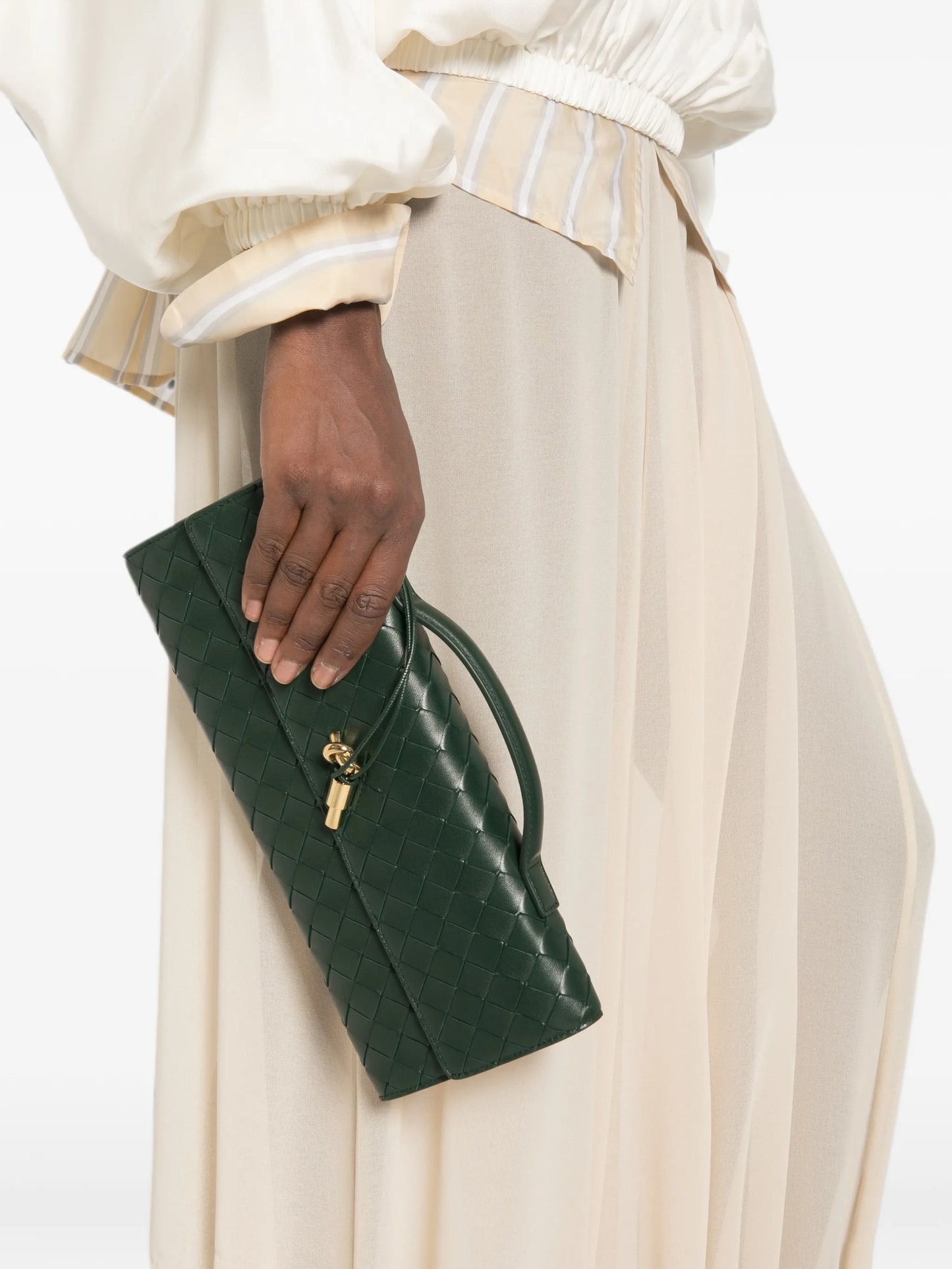 Andiamo Intrecciato clutch bag