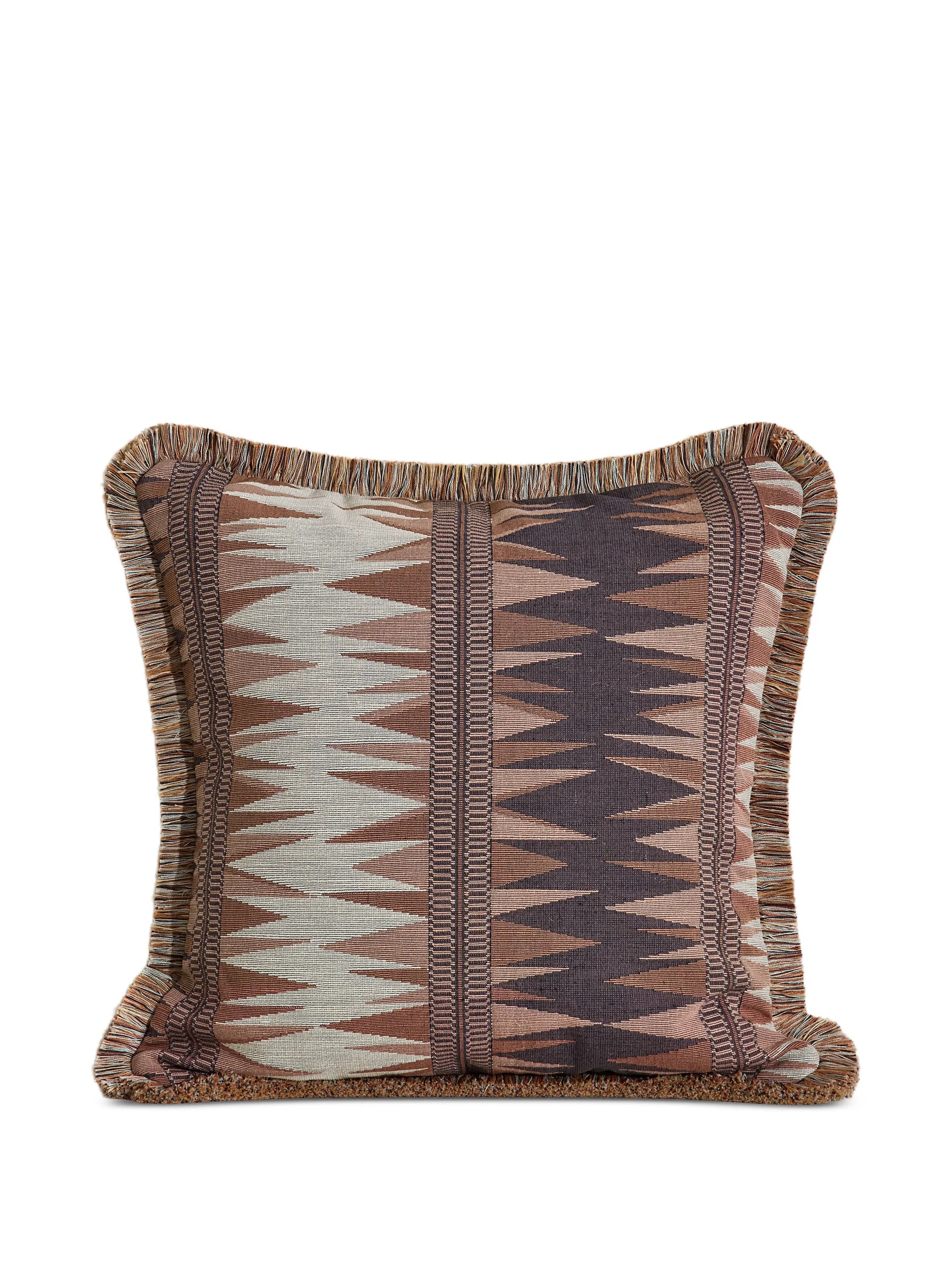 Irving fringed square cushion