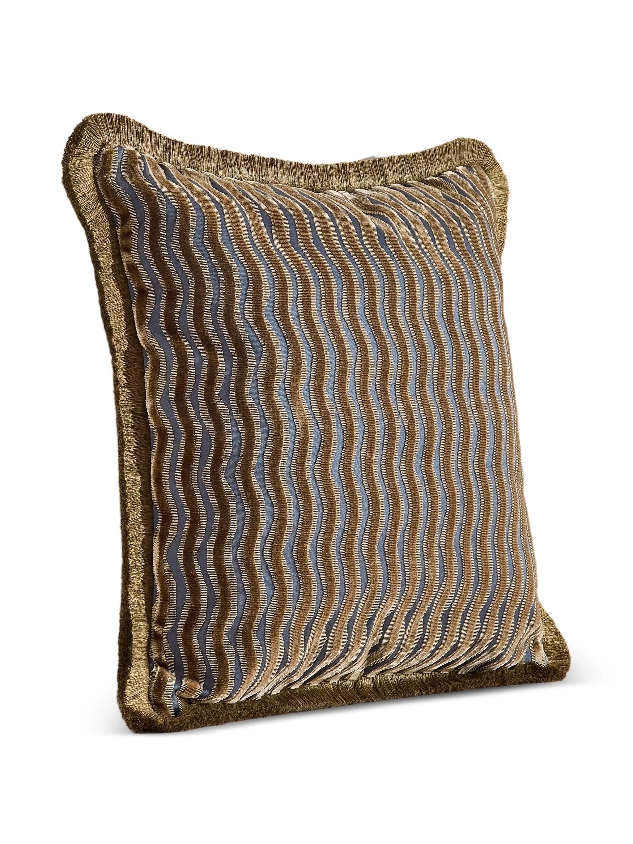 Teuser fringed square cushion