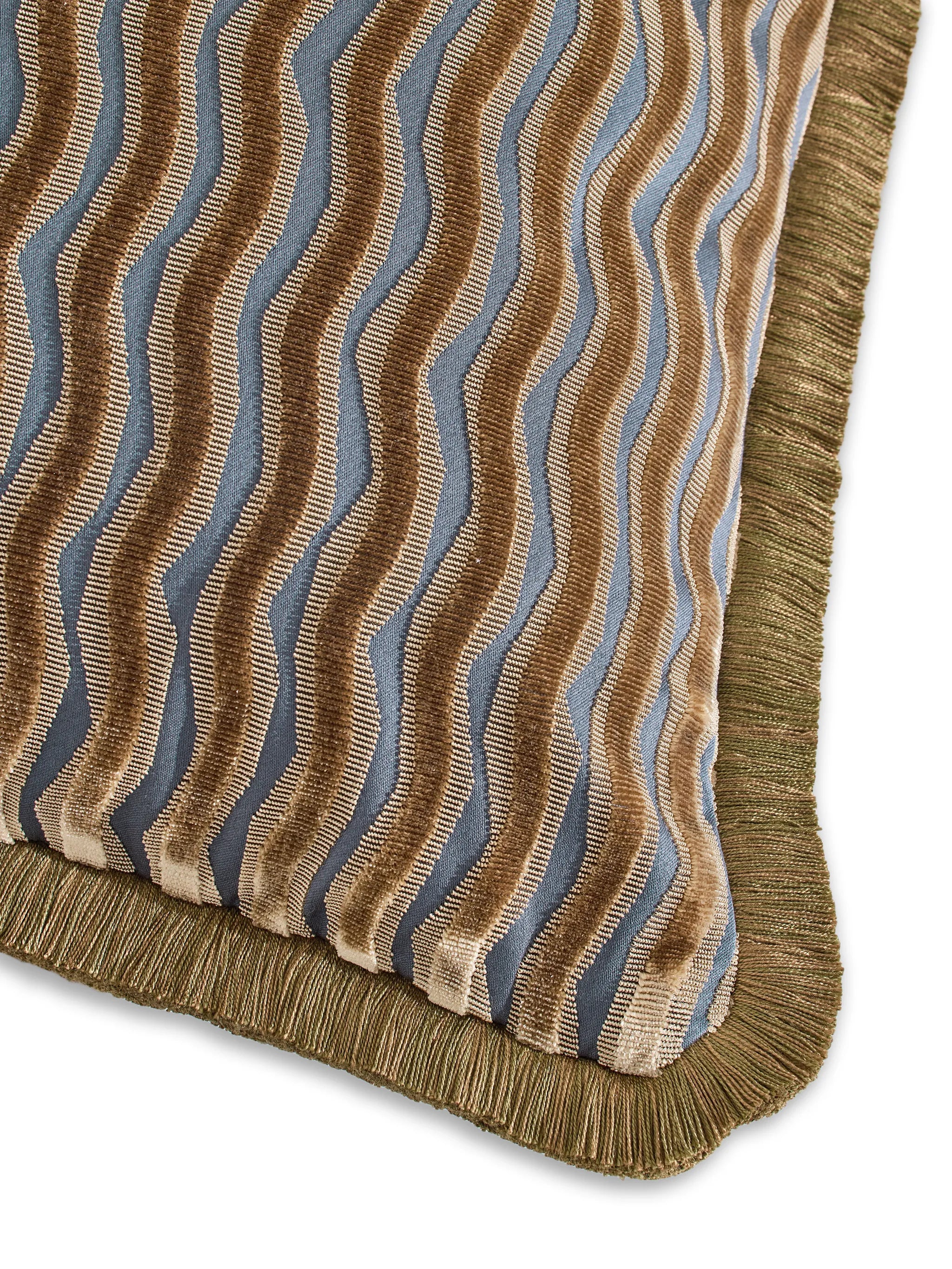 Teuser fringed square cushion