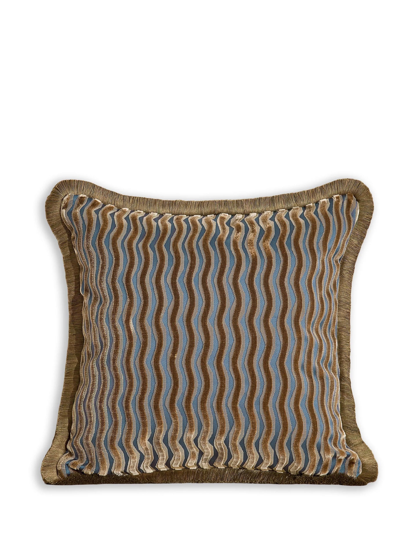 Teuser fringed square cushion