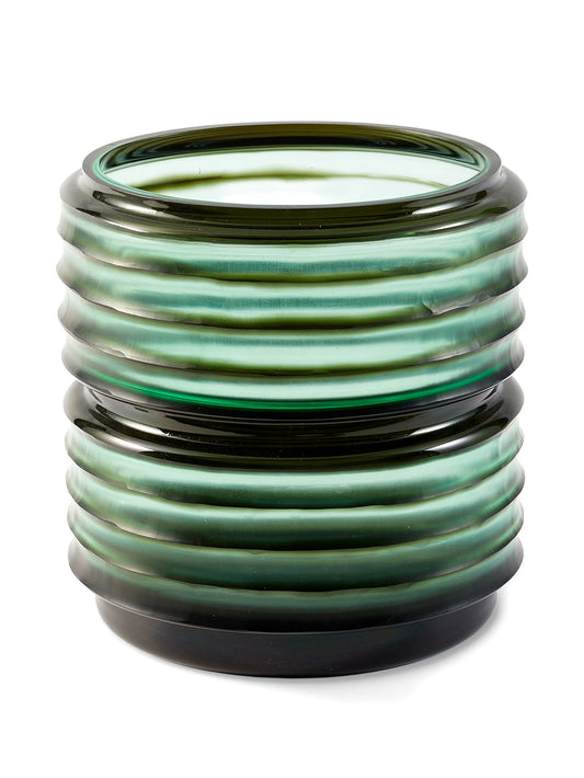 medium layered glass vase