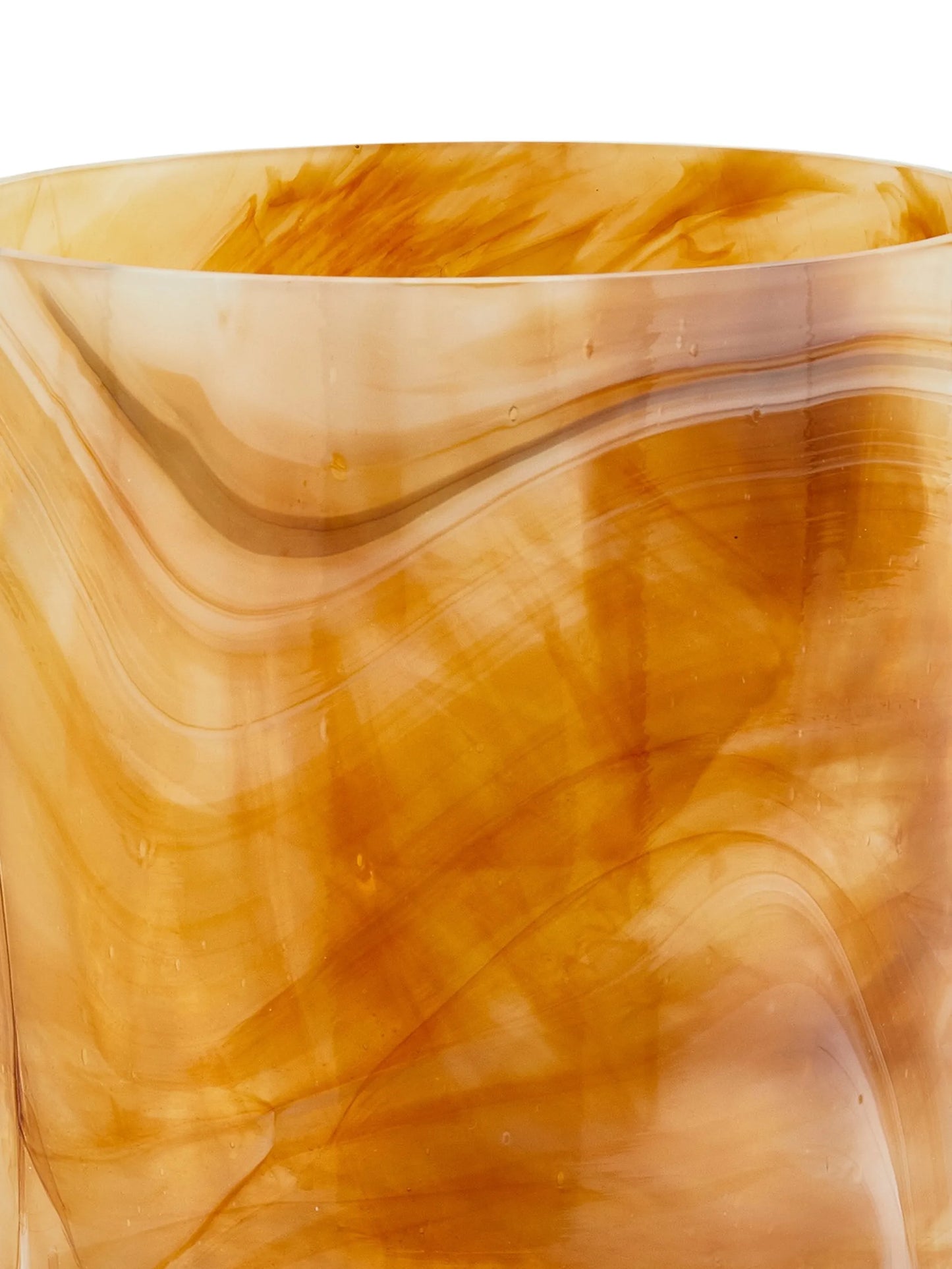 medium marbled-glass vase