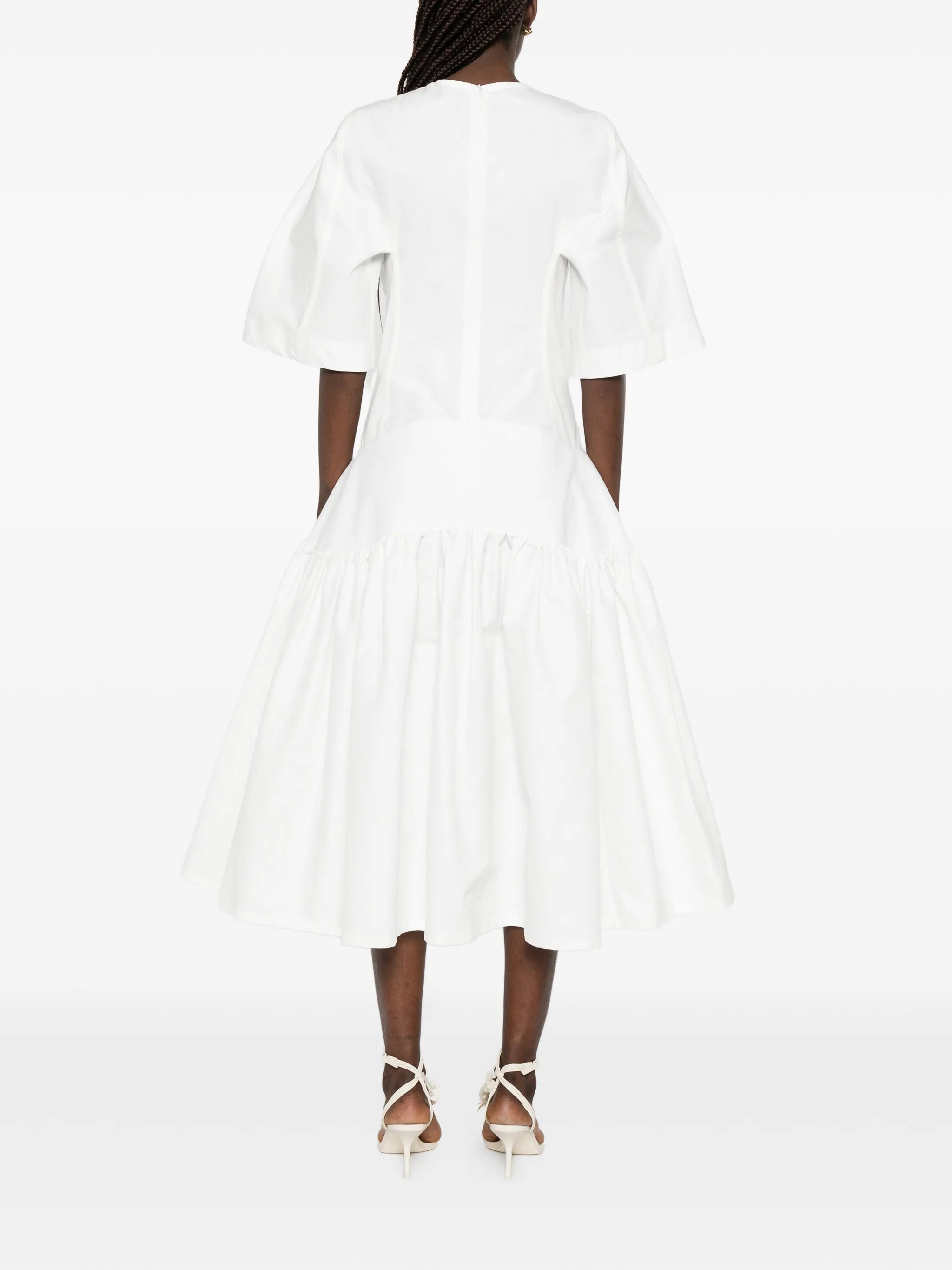 ruffled dress
