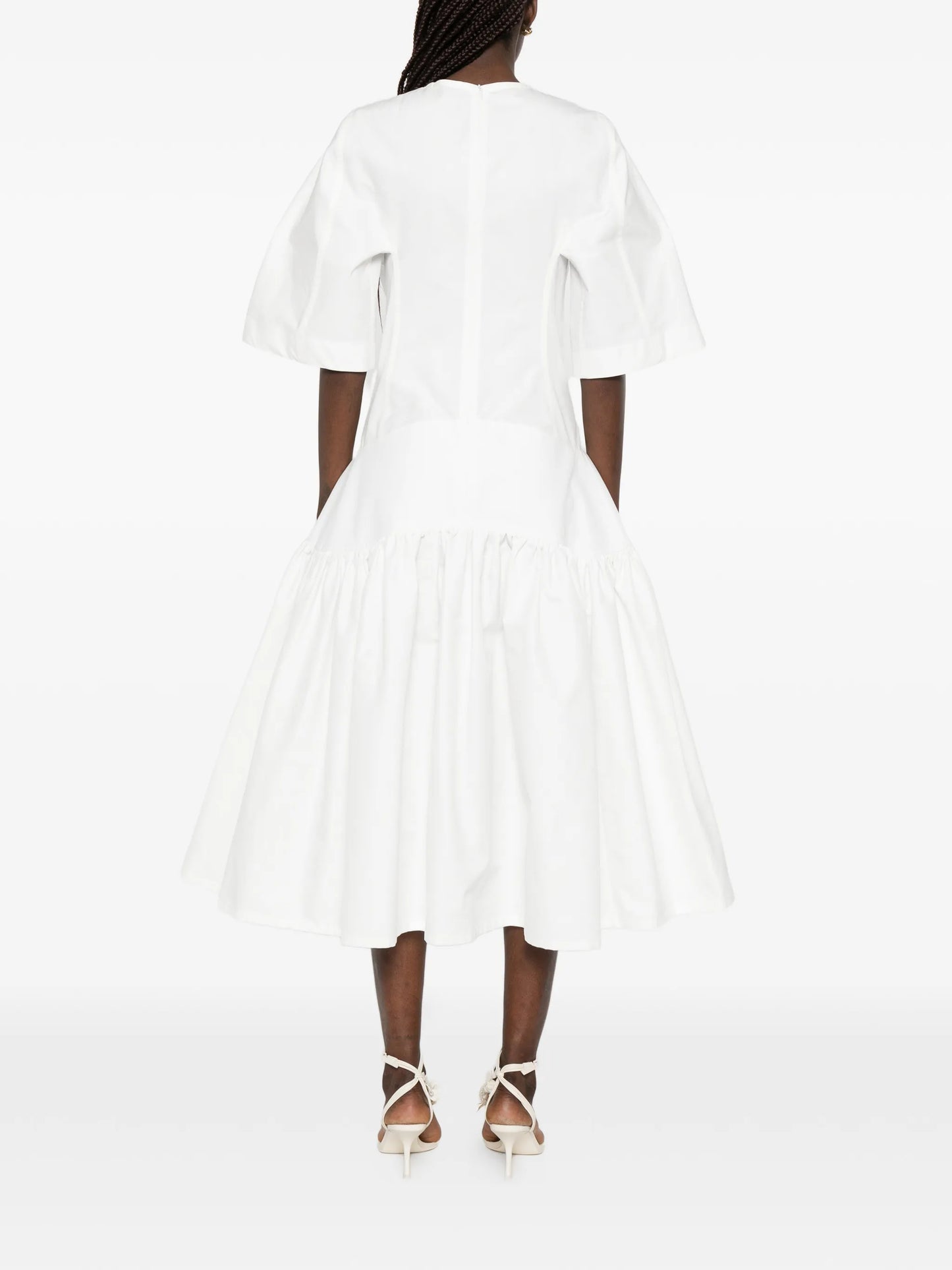 ruffled dress