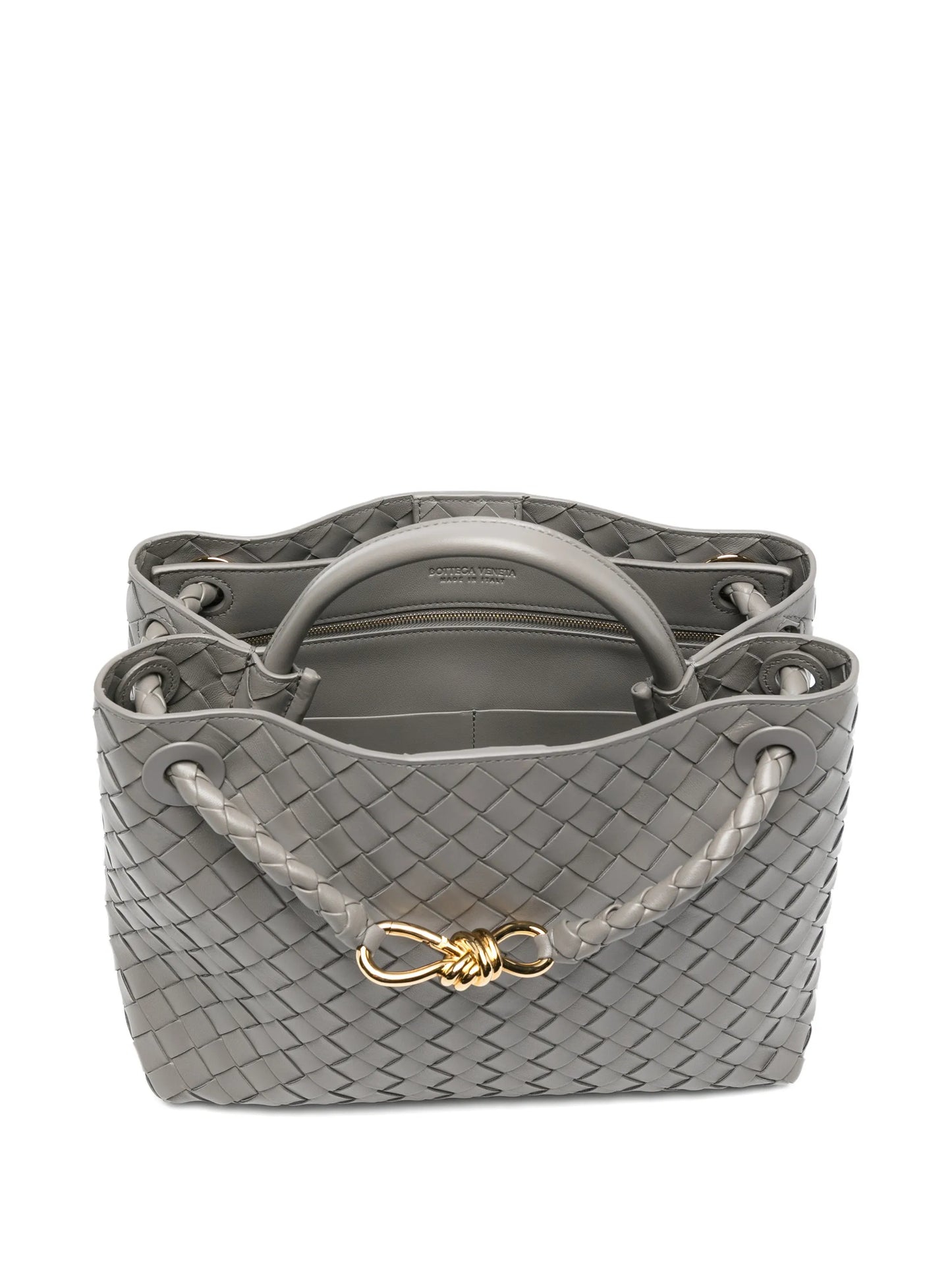 Andiamo Intrecciato leather tote bag