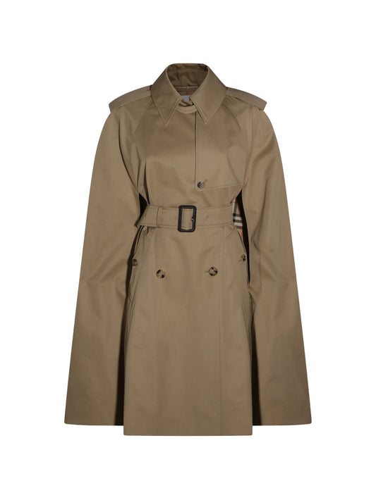 Belmont trench cape coat