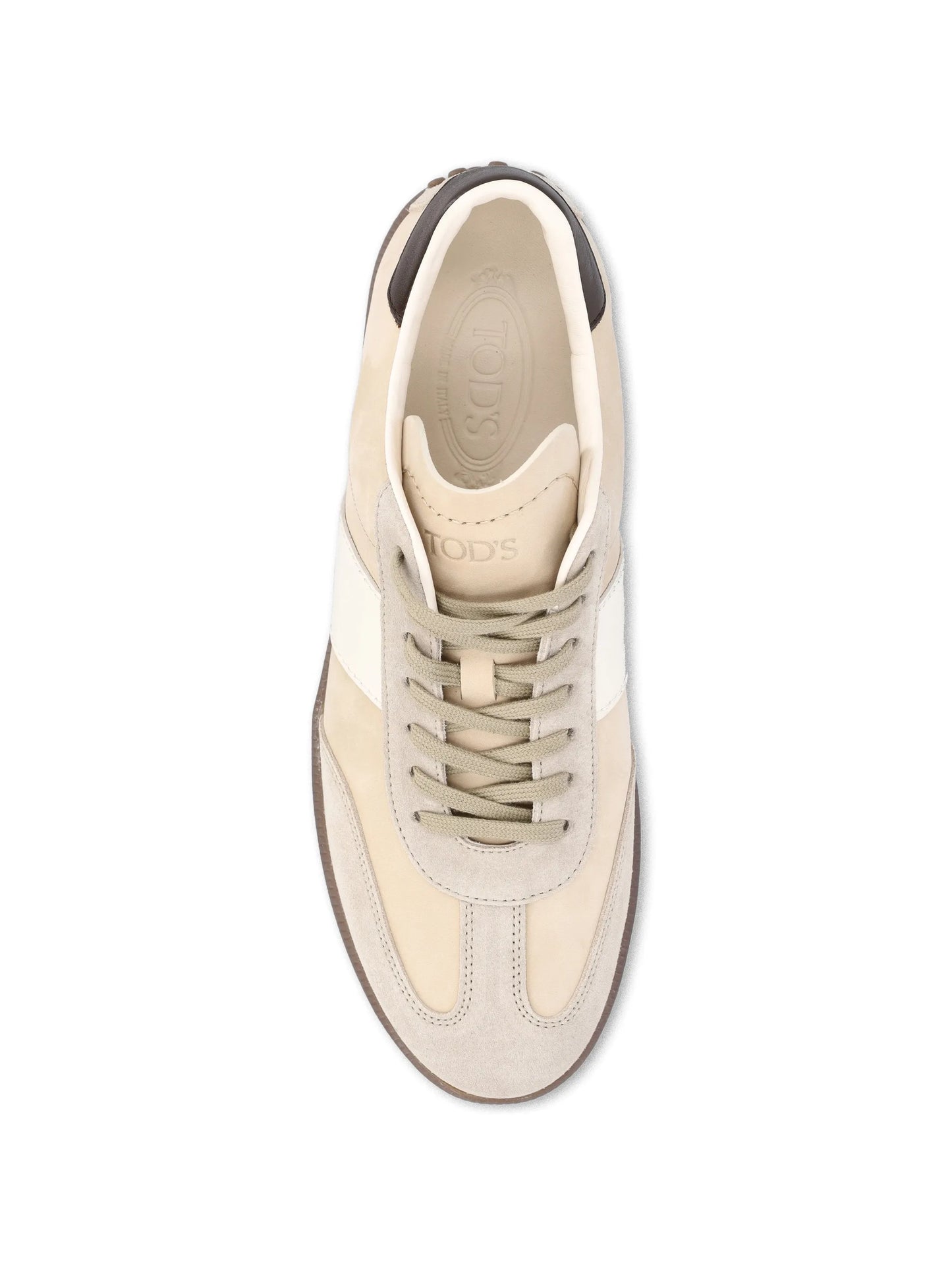 striped panel sneakers