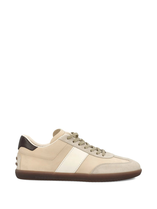 striped panel sneakers