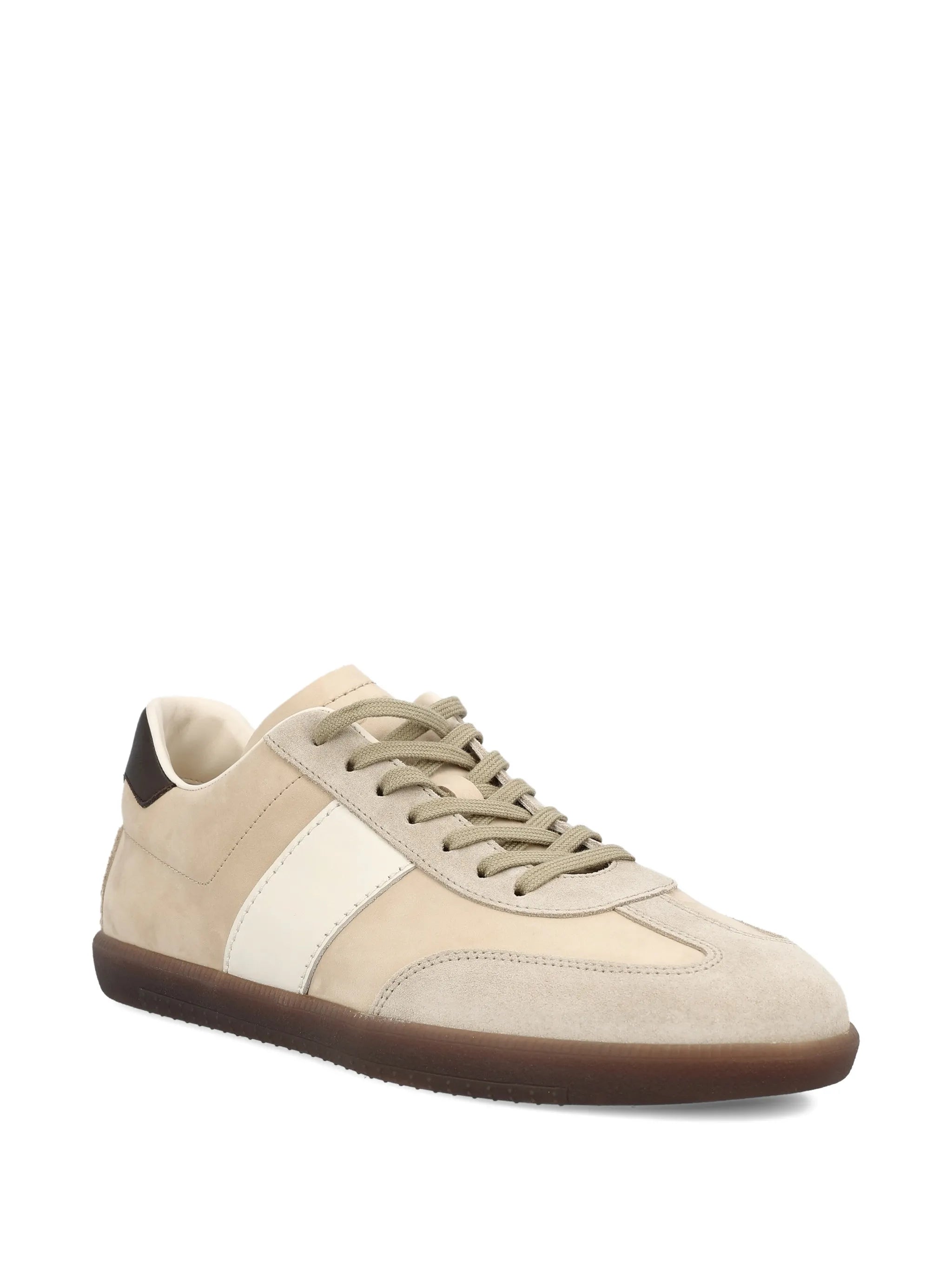 striped panel sneakers