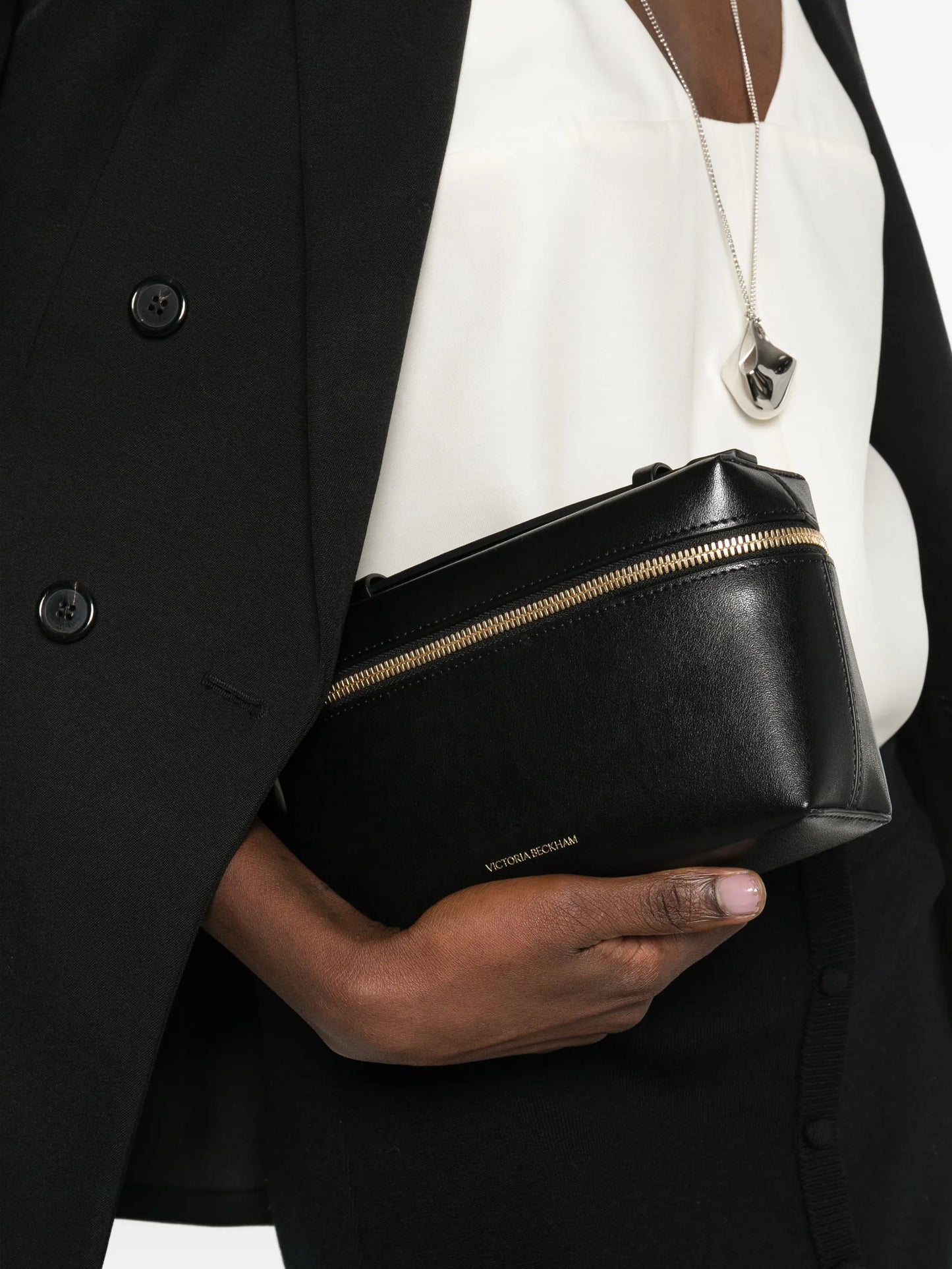 top-handle leather cross body bag