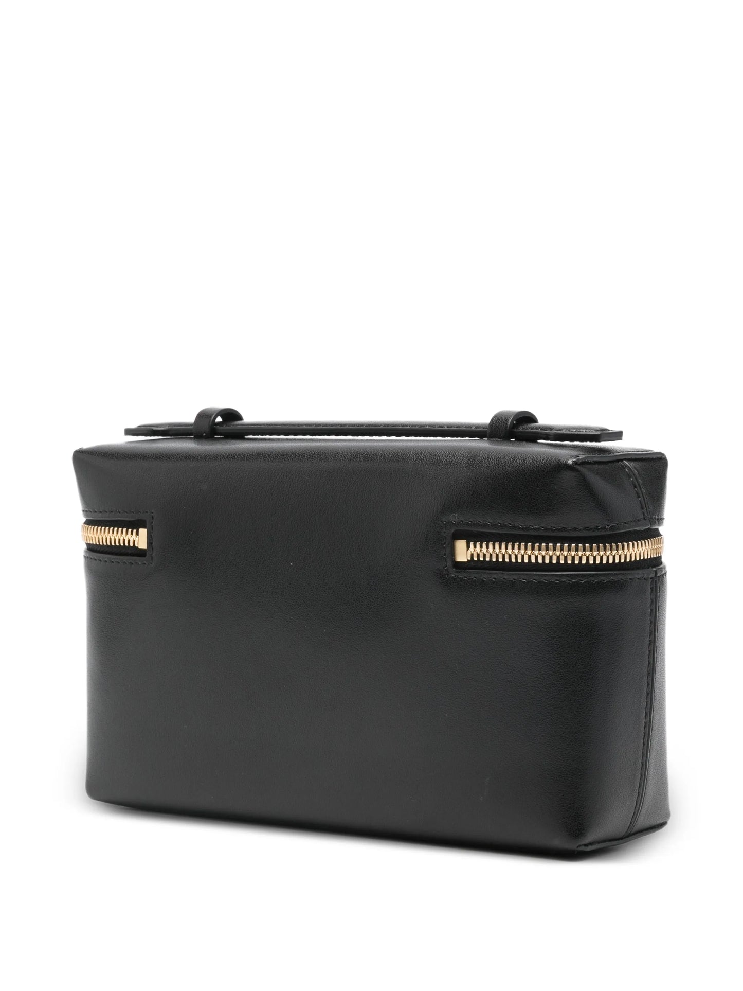 top-handle leather cross body bag