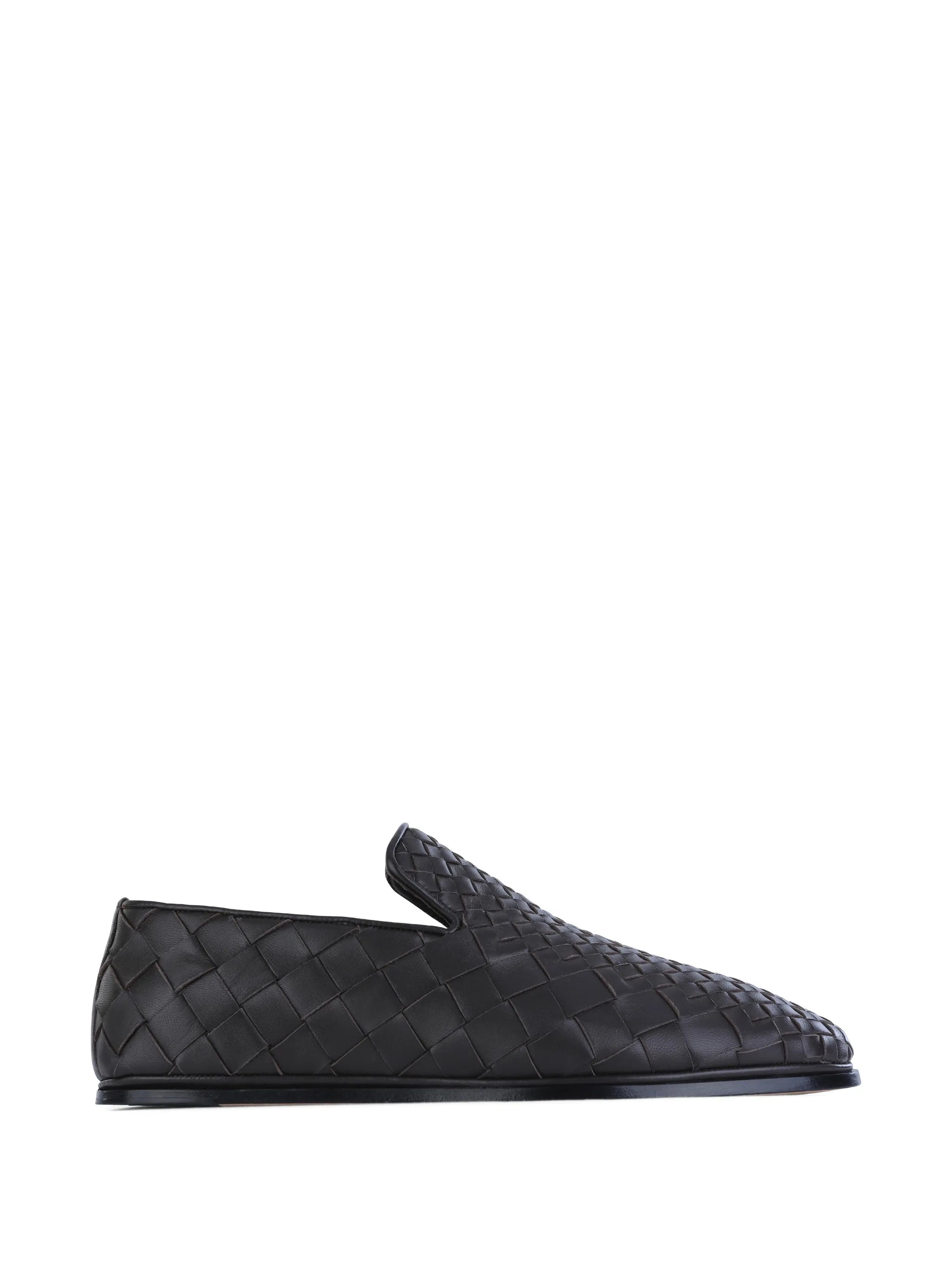 woven flat loafers