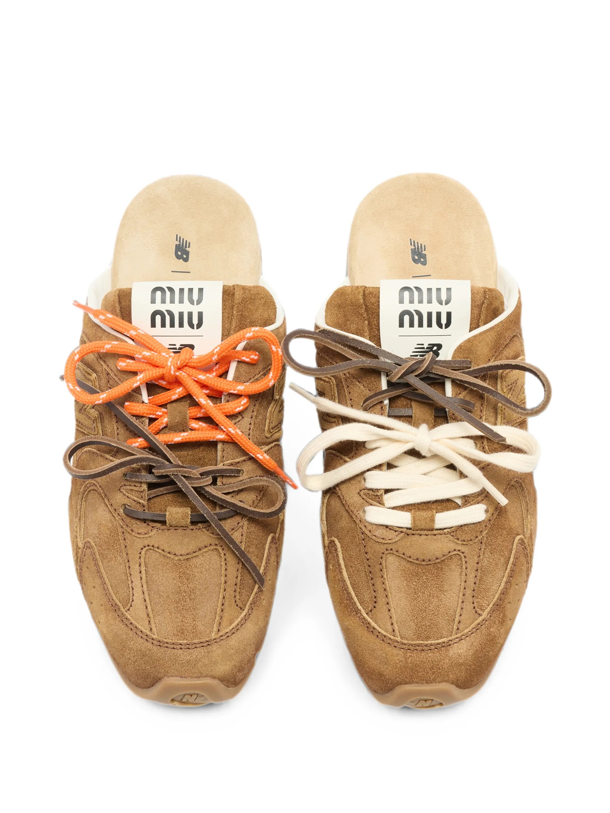 X New Balance 530 SL faded suede mules
