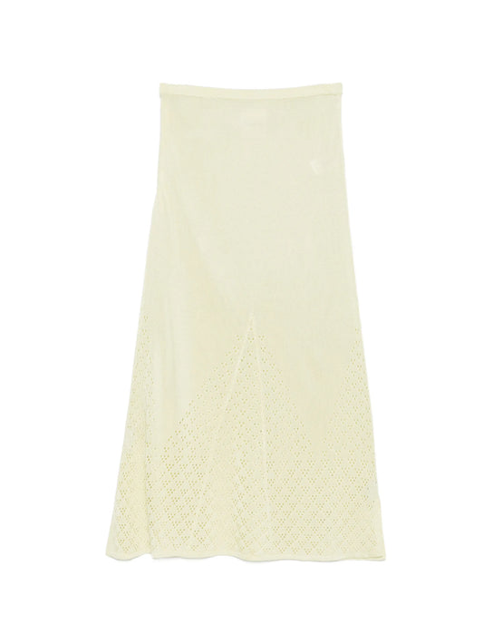 Amelia openwork midi skirt