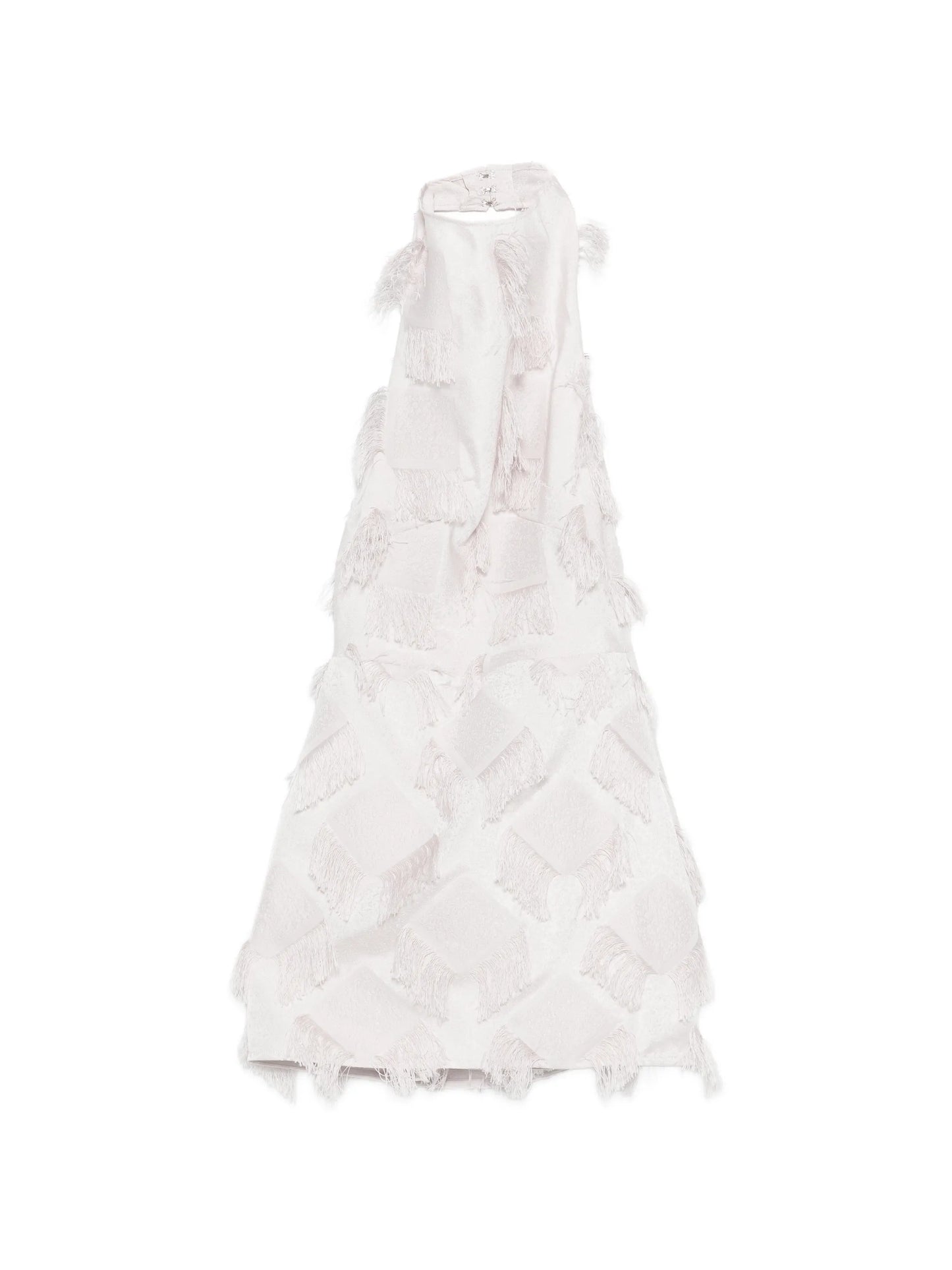 halter-neck mini dress