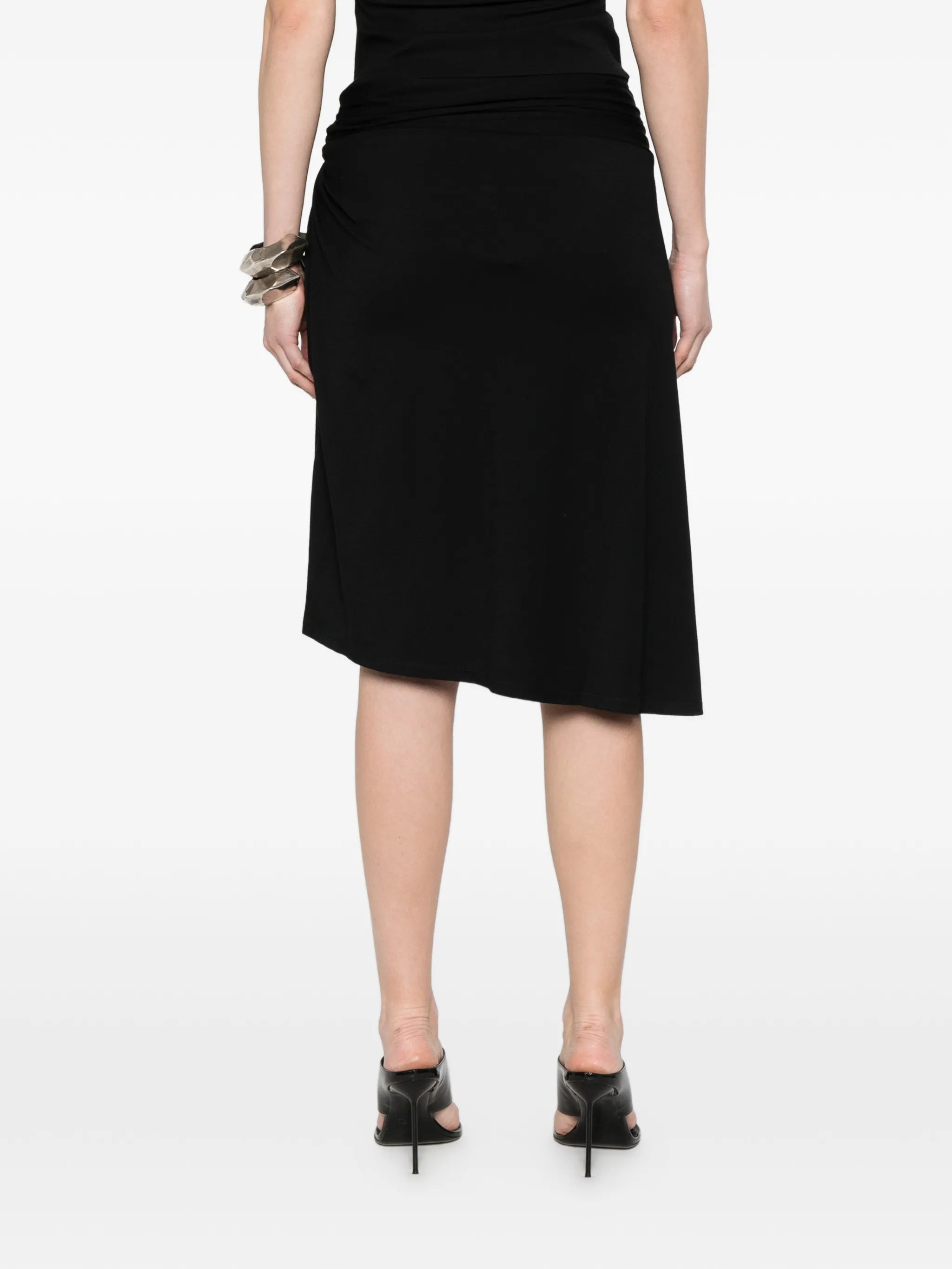 Ida knotted midi skirt