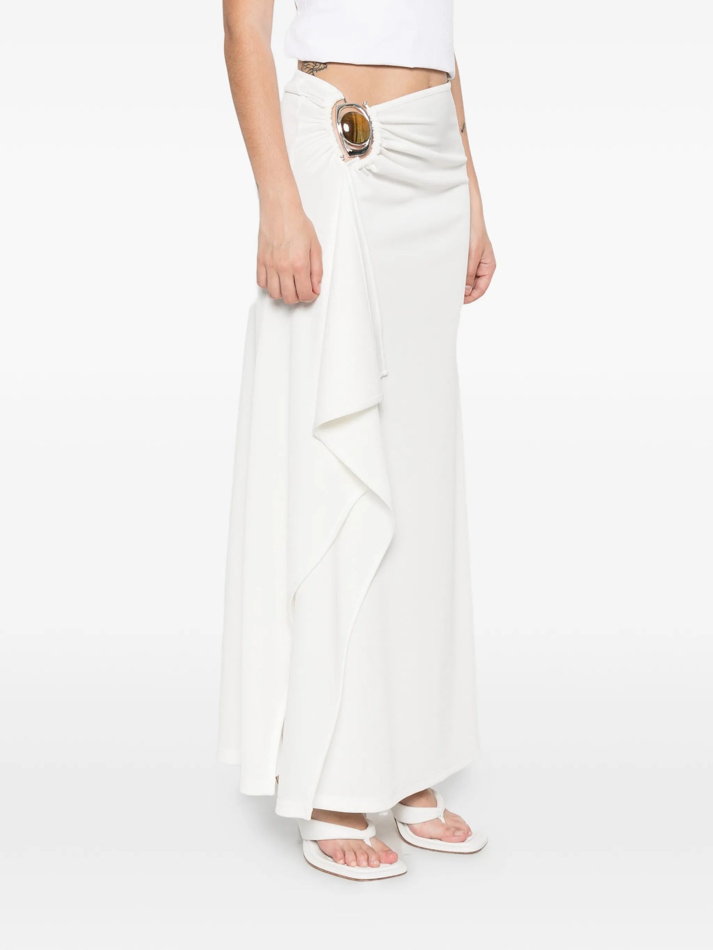 Occhio crystal-embellished skirt