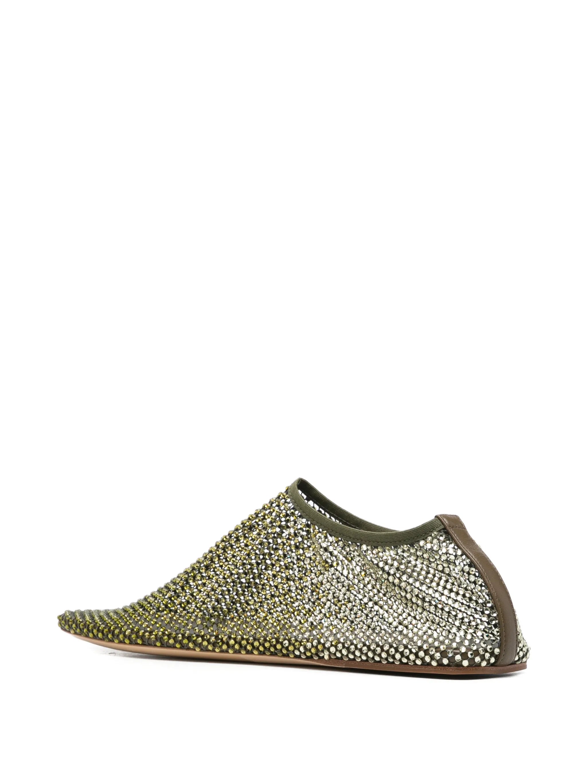 Minette crystal-embellished ballet flats