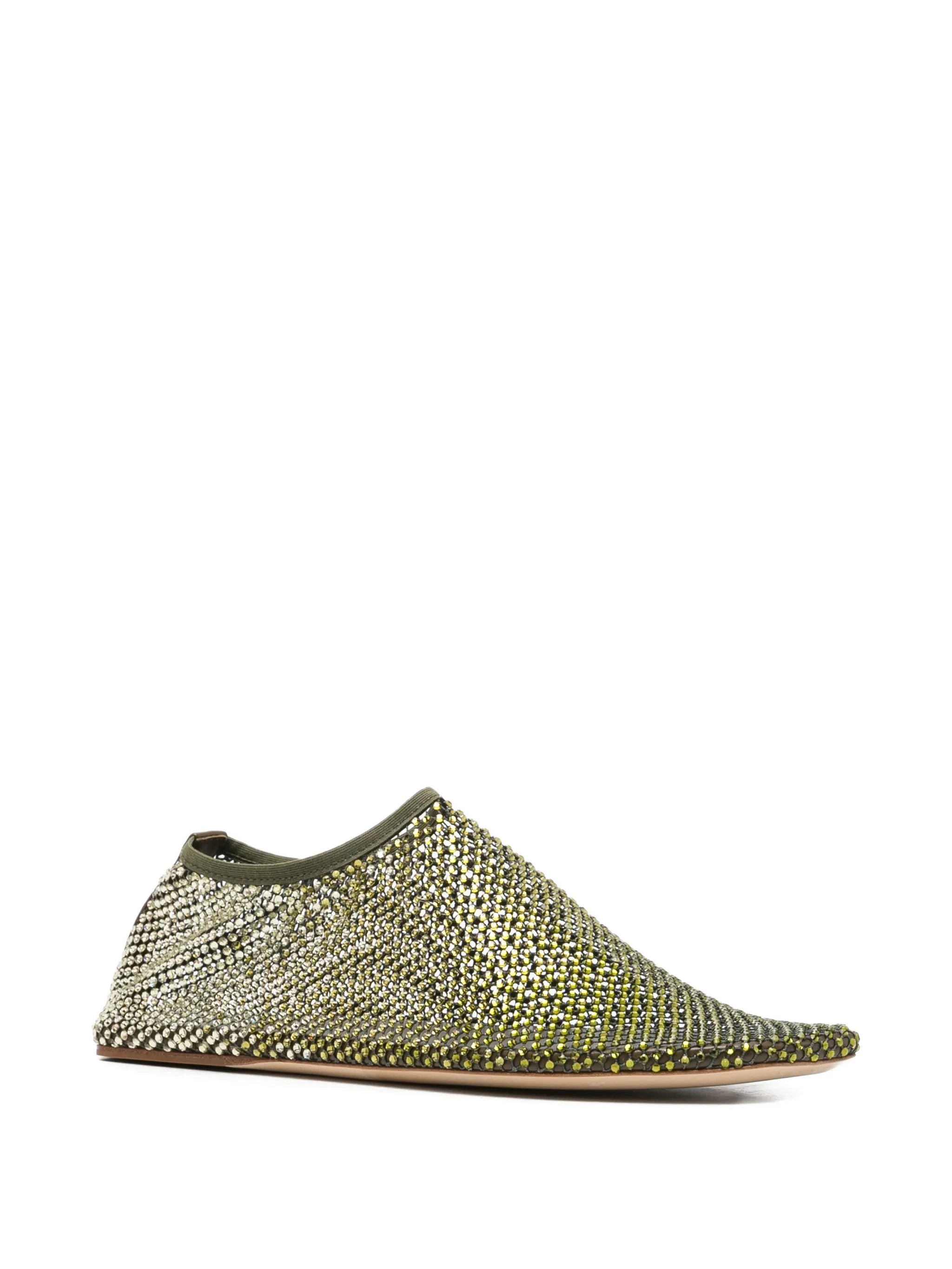 Minette crystal-embellished ballet flats