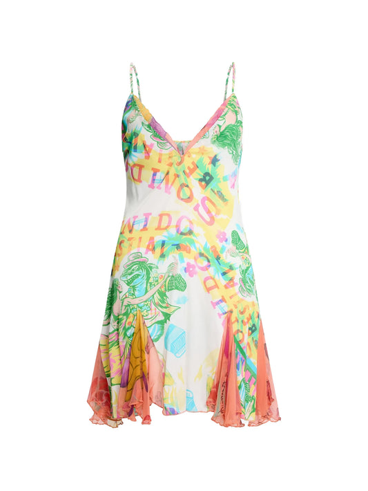 x La Linterna Sonido Bestial mini dress