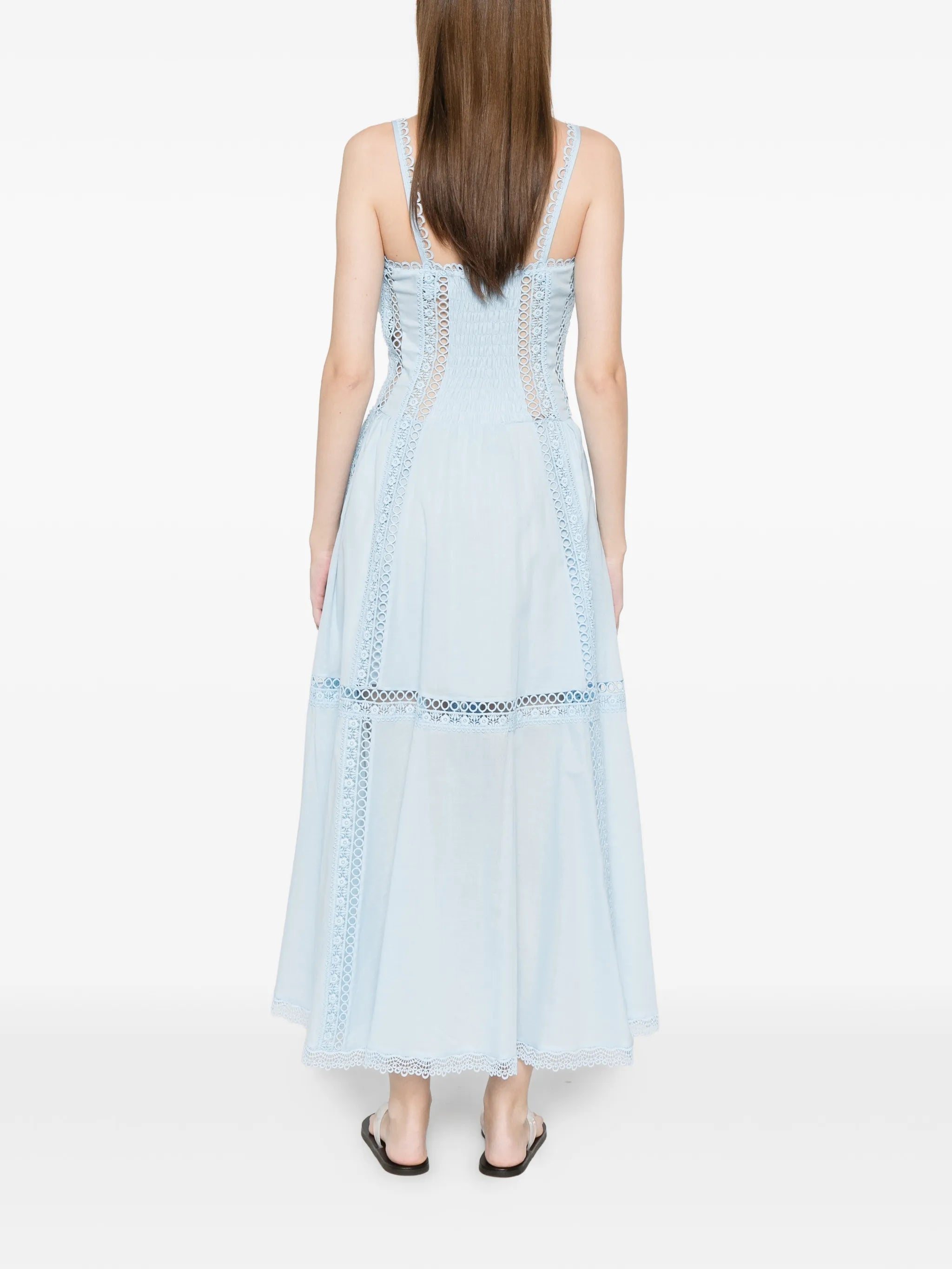 lace trim dress