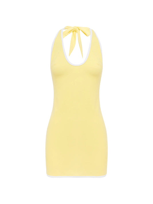 Ava halterneck mini dress