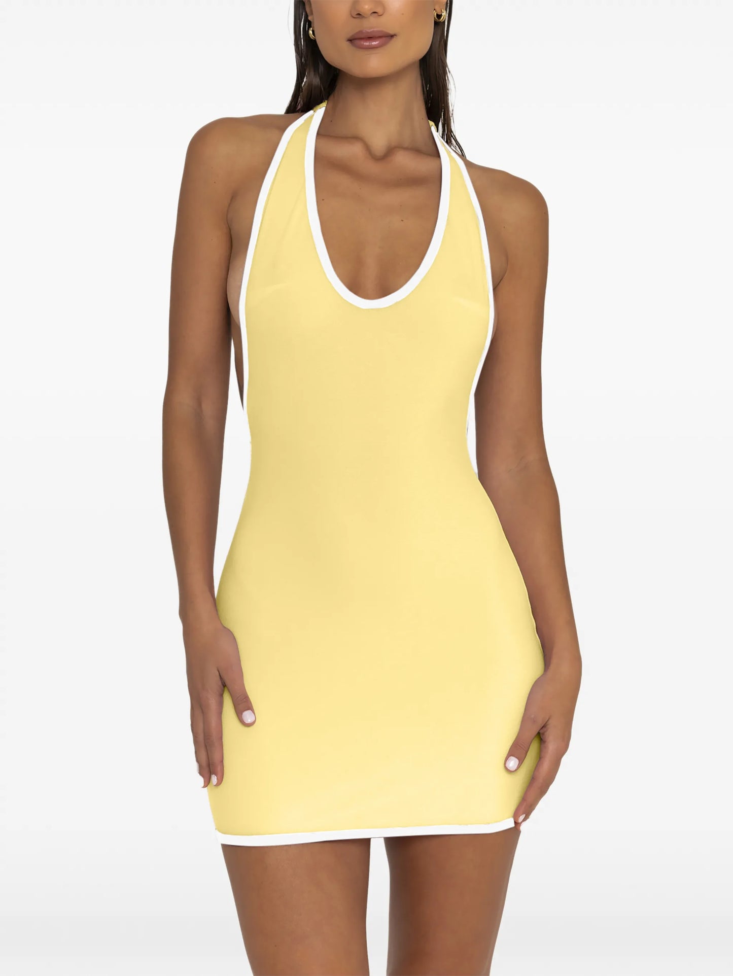 Ava halterneck mini dress