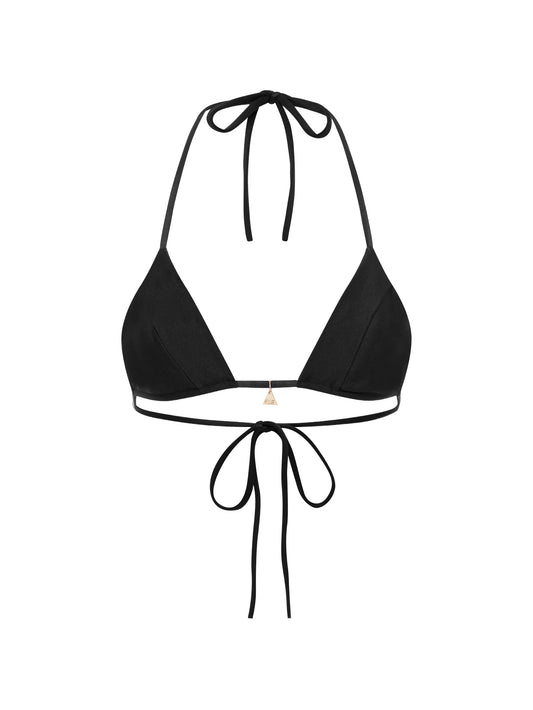 Honey tie-detail bikini top