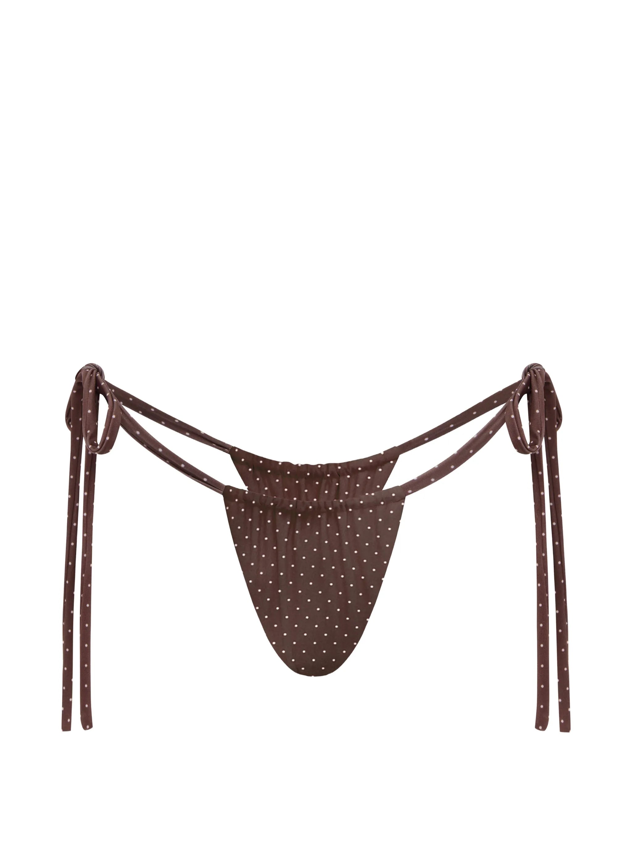 Birdie reversible floral bikini bottoms