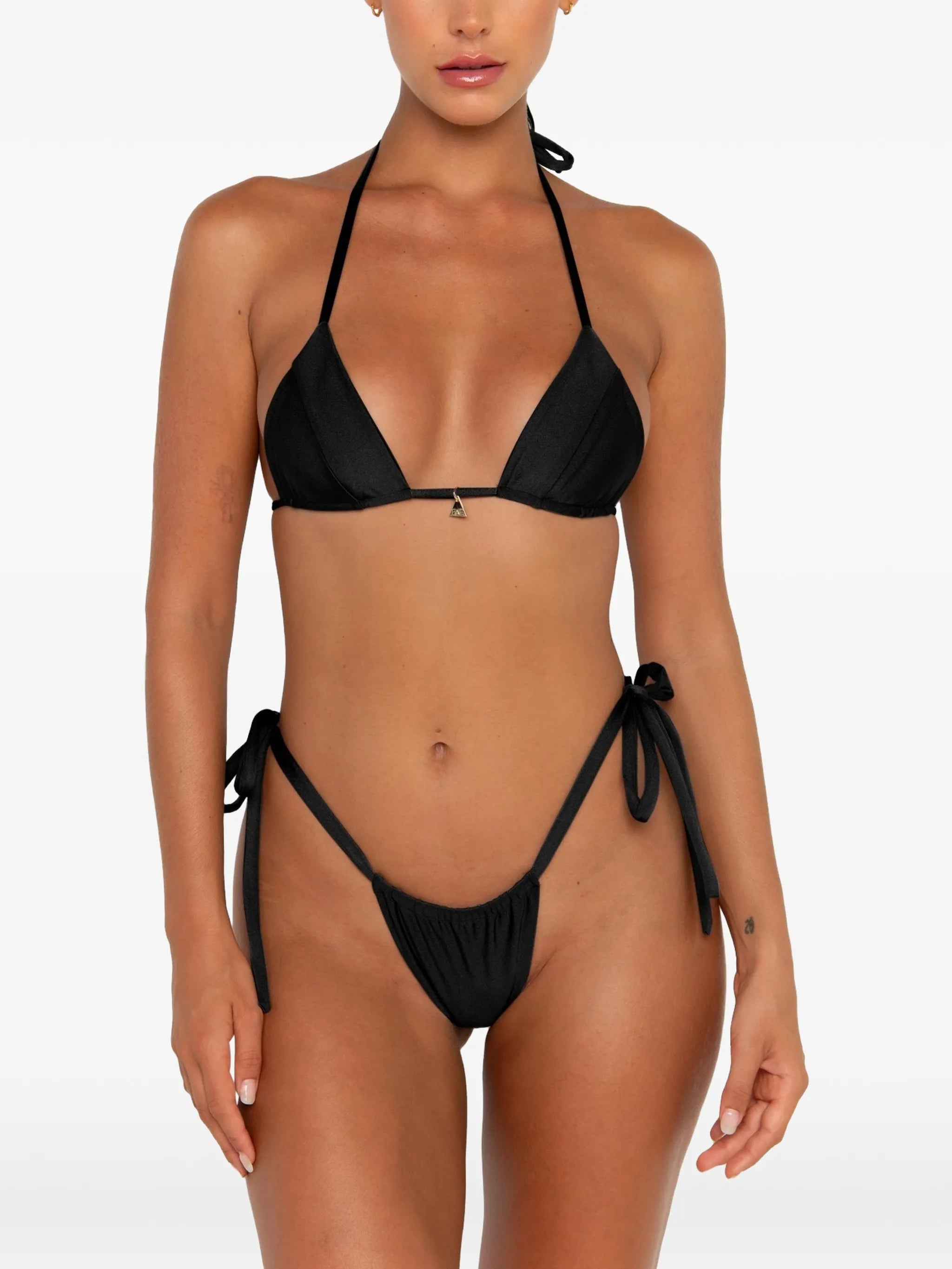 Birdie tie-detail bikini bottoms