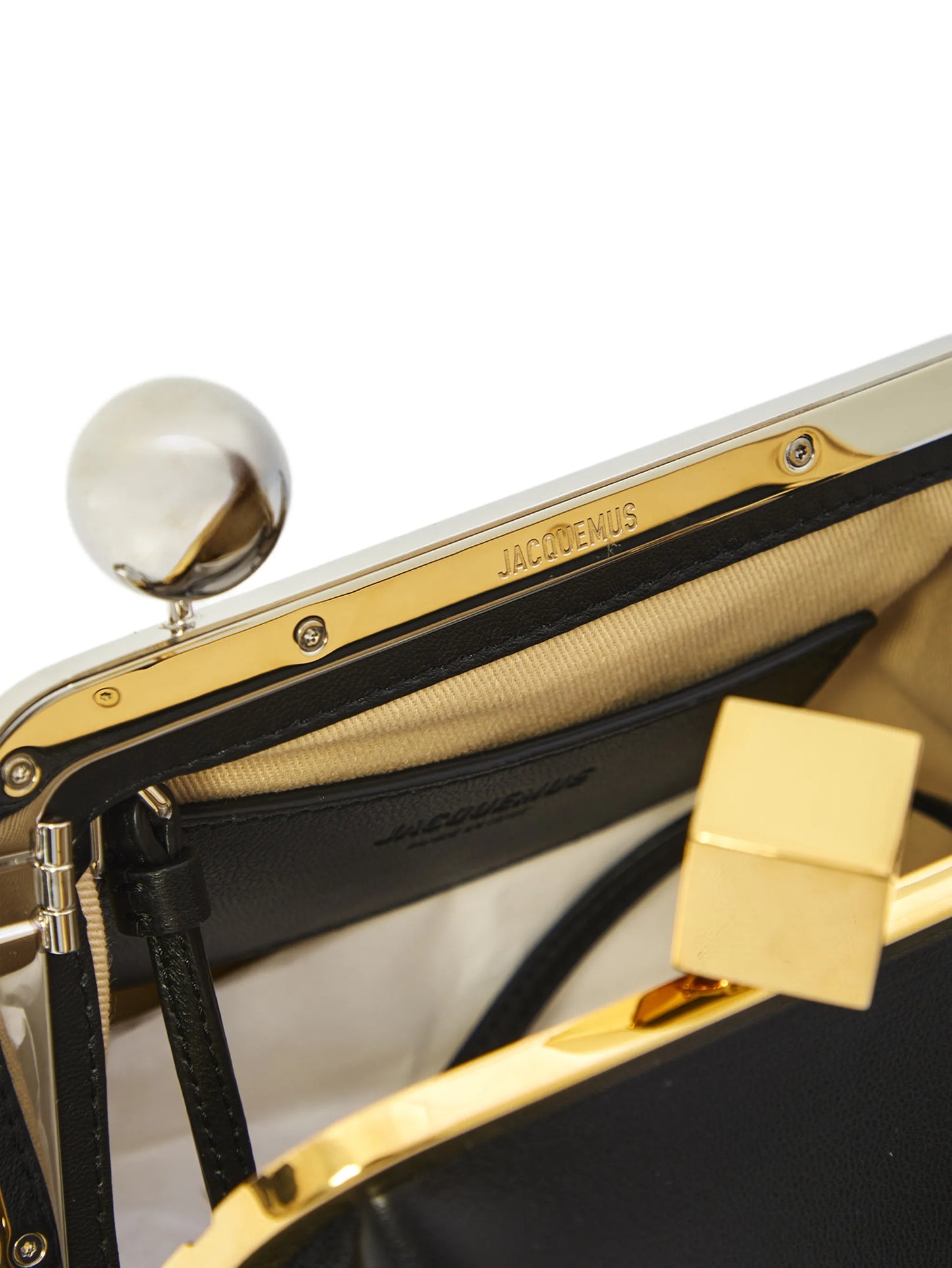 small  Le Berlingot leather clutch bag