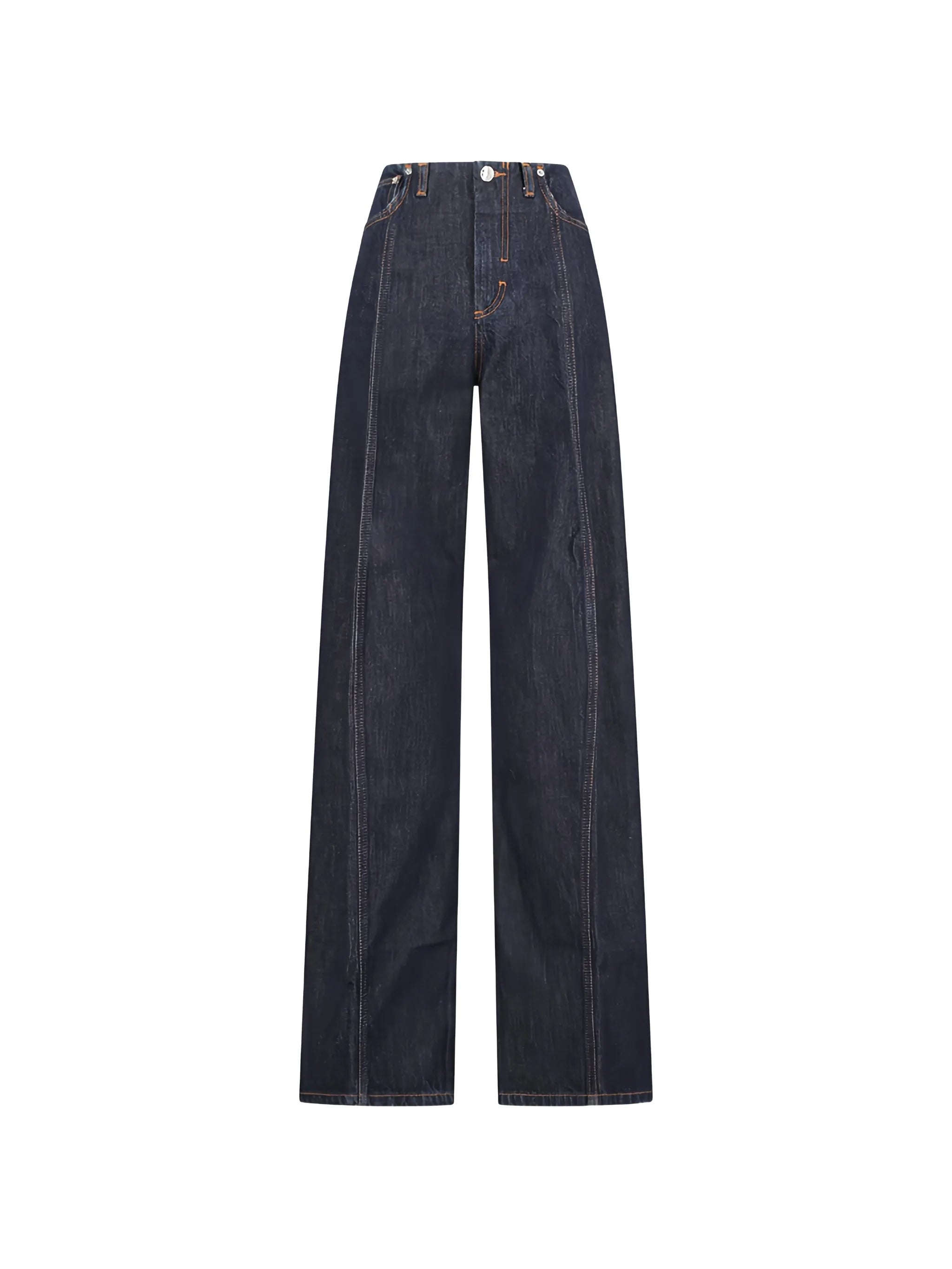 oversized low-rise trousers