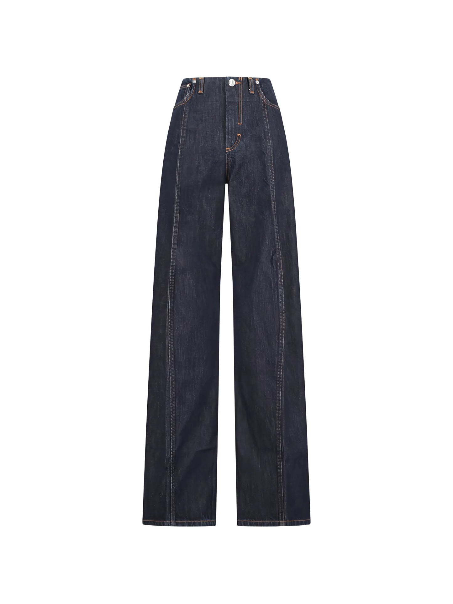 oversized low-rise trousers