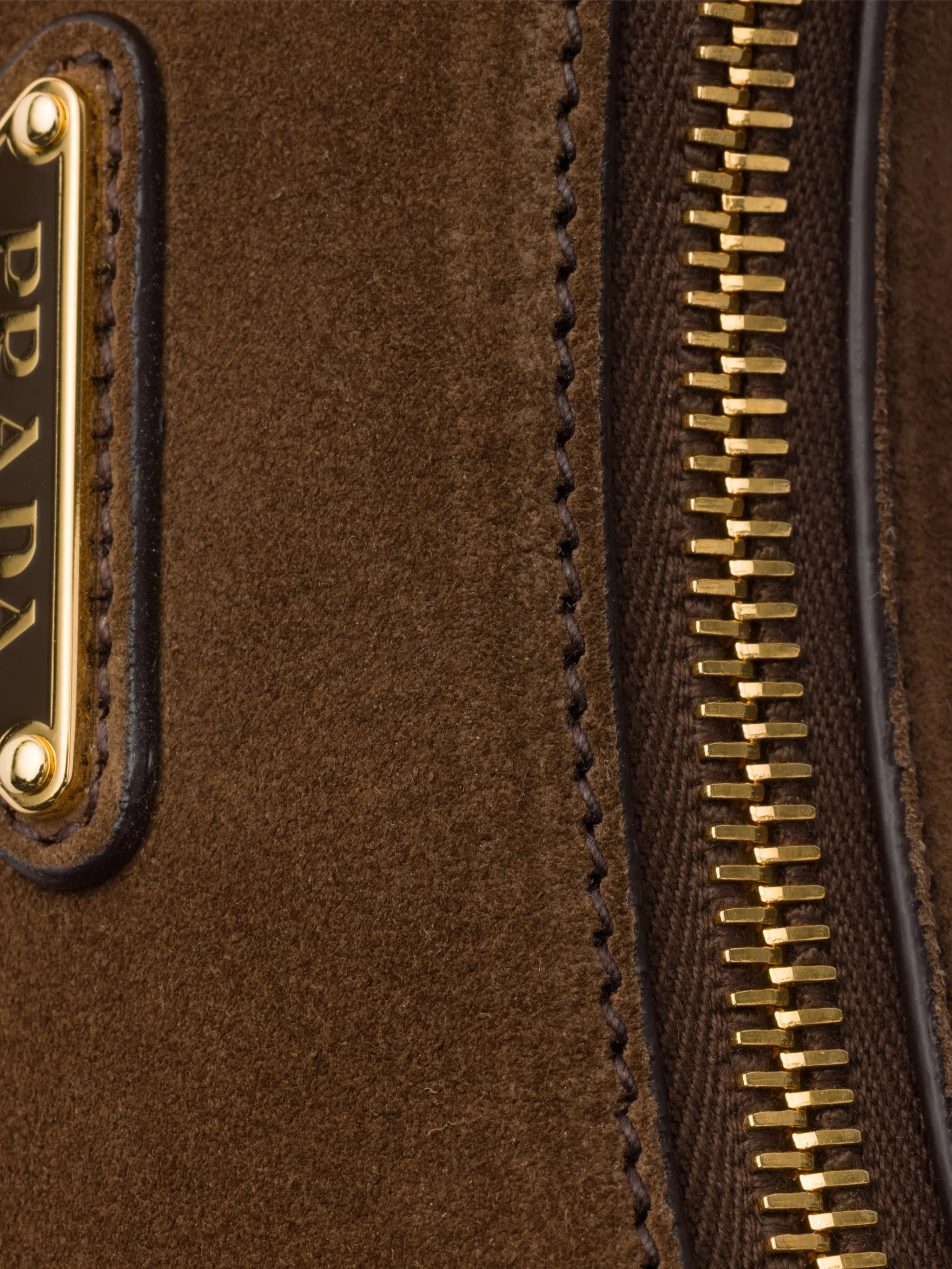 mini Arqué suede shoulder bag