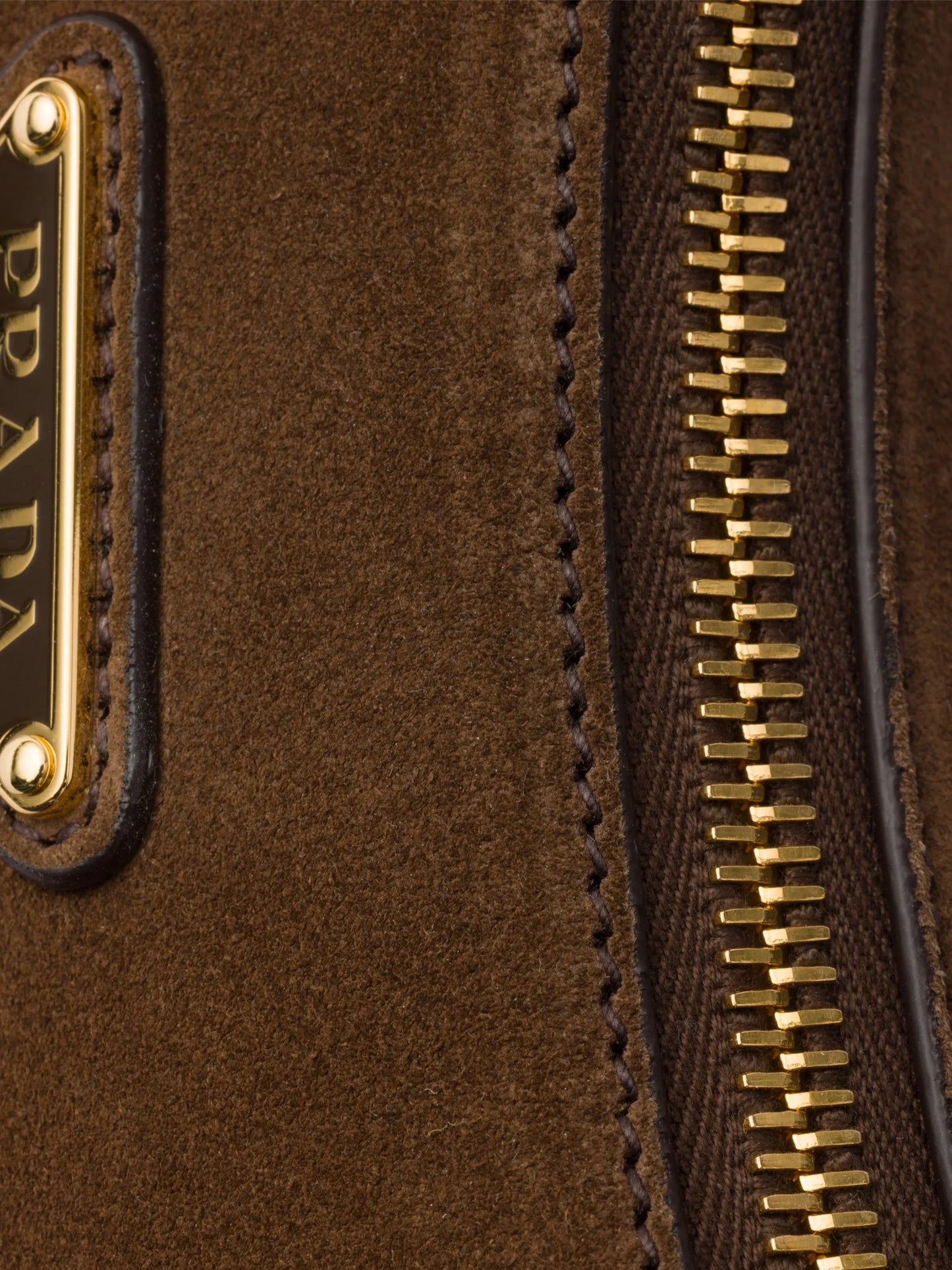 mini Arqué suede shoulder bag