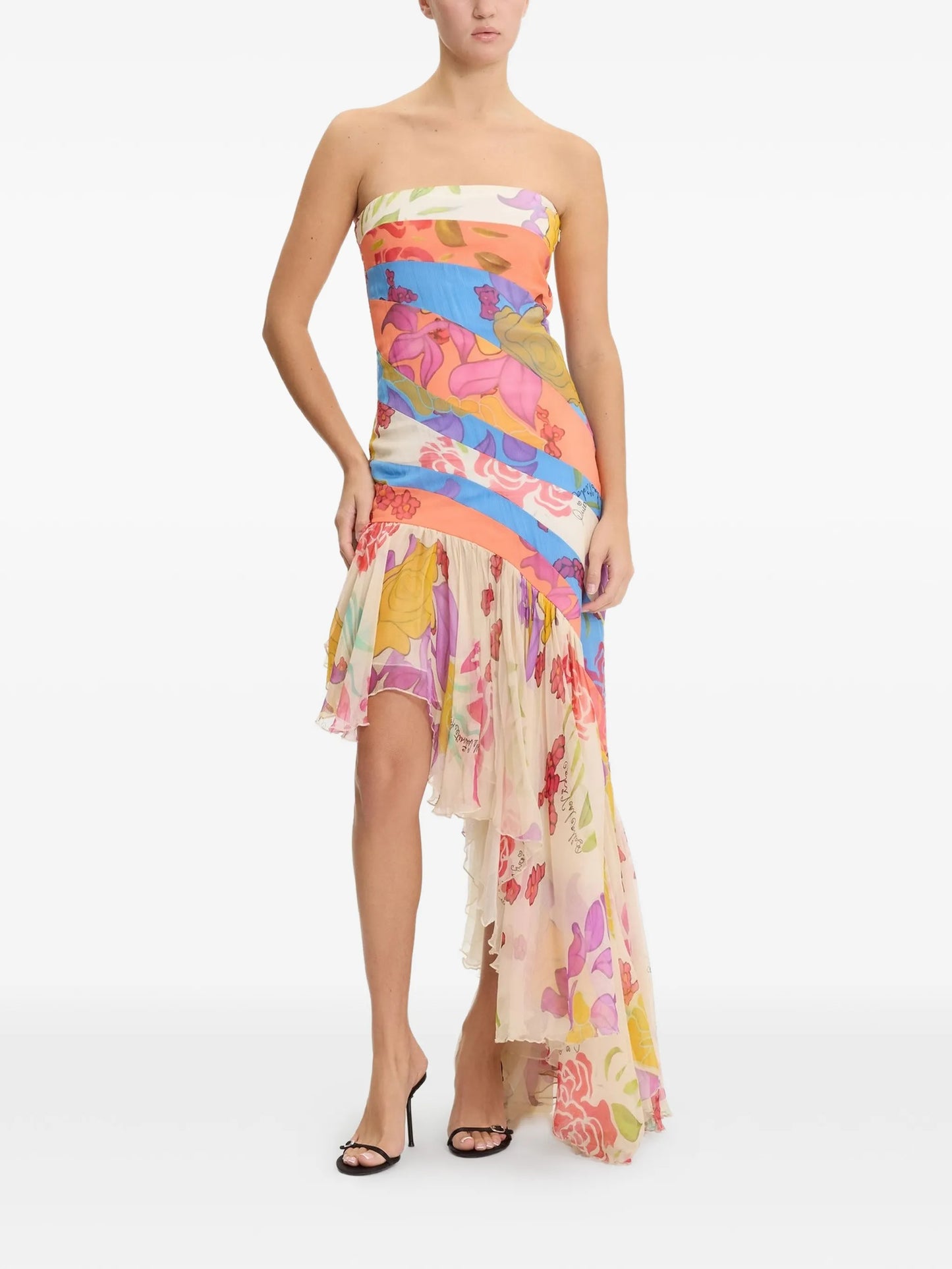 Flores strapless mini dress